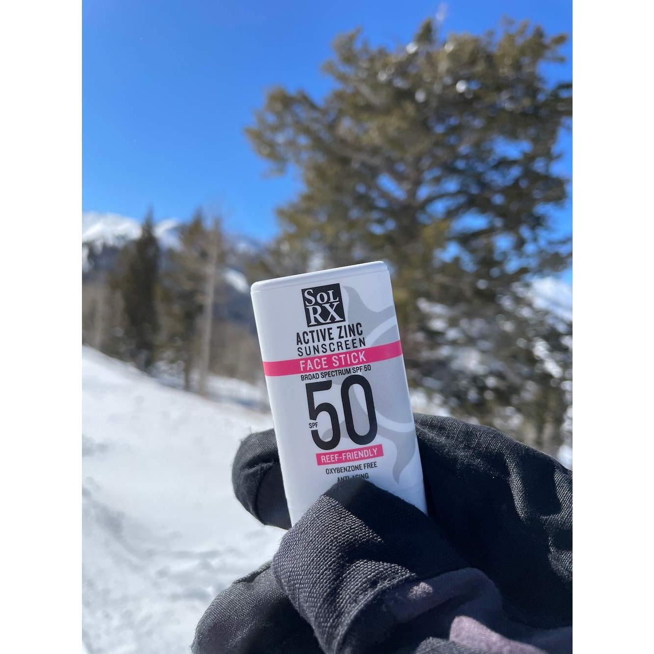 Protector Solar Mineral SolRX SPF 50 Barra Zinc 14g