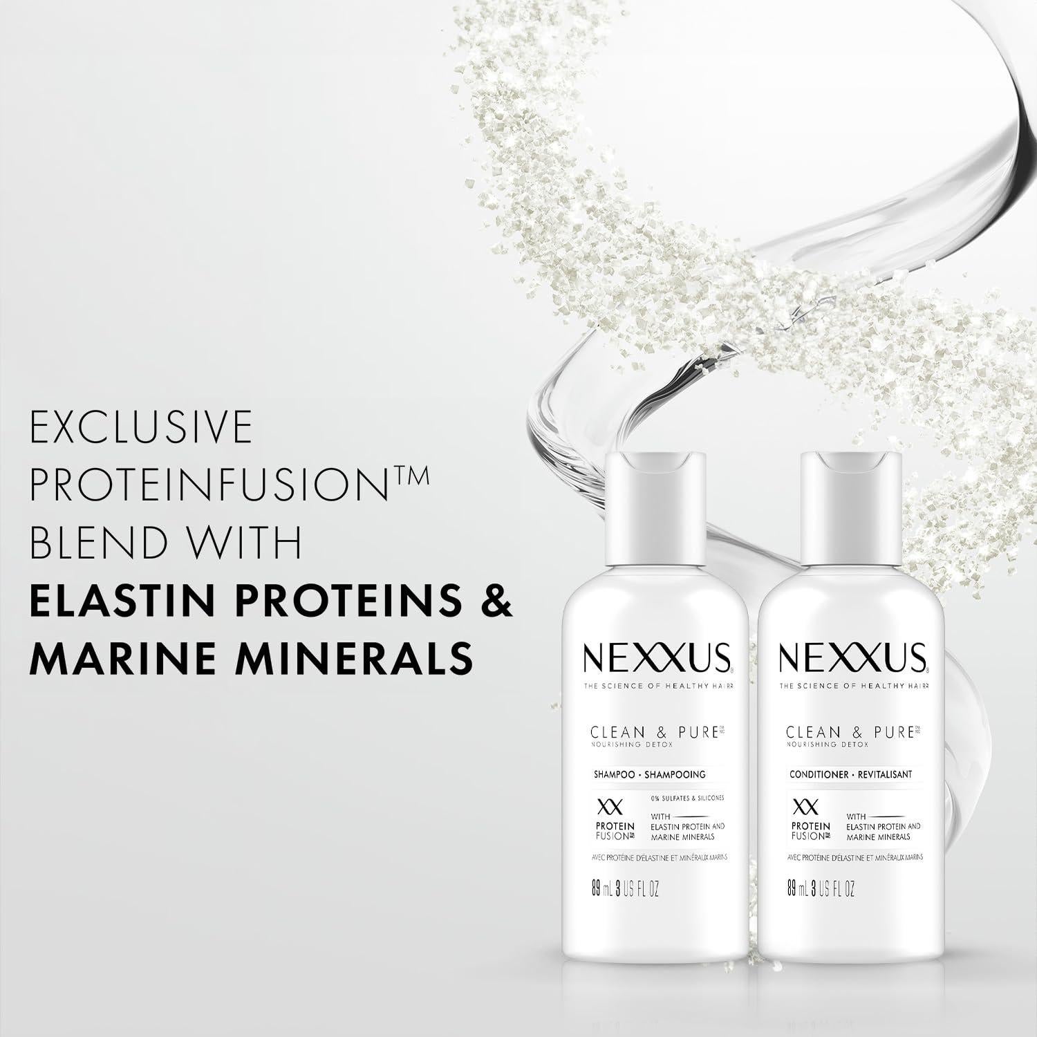 Set de Champú y Acondicionador Nexxus Limpio y Puro 85 ml