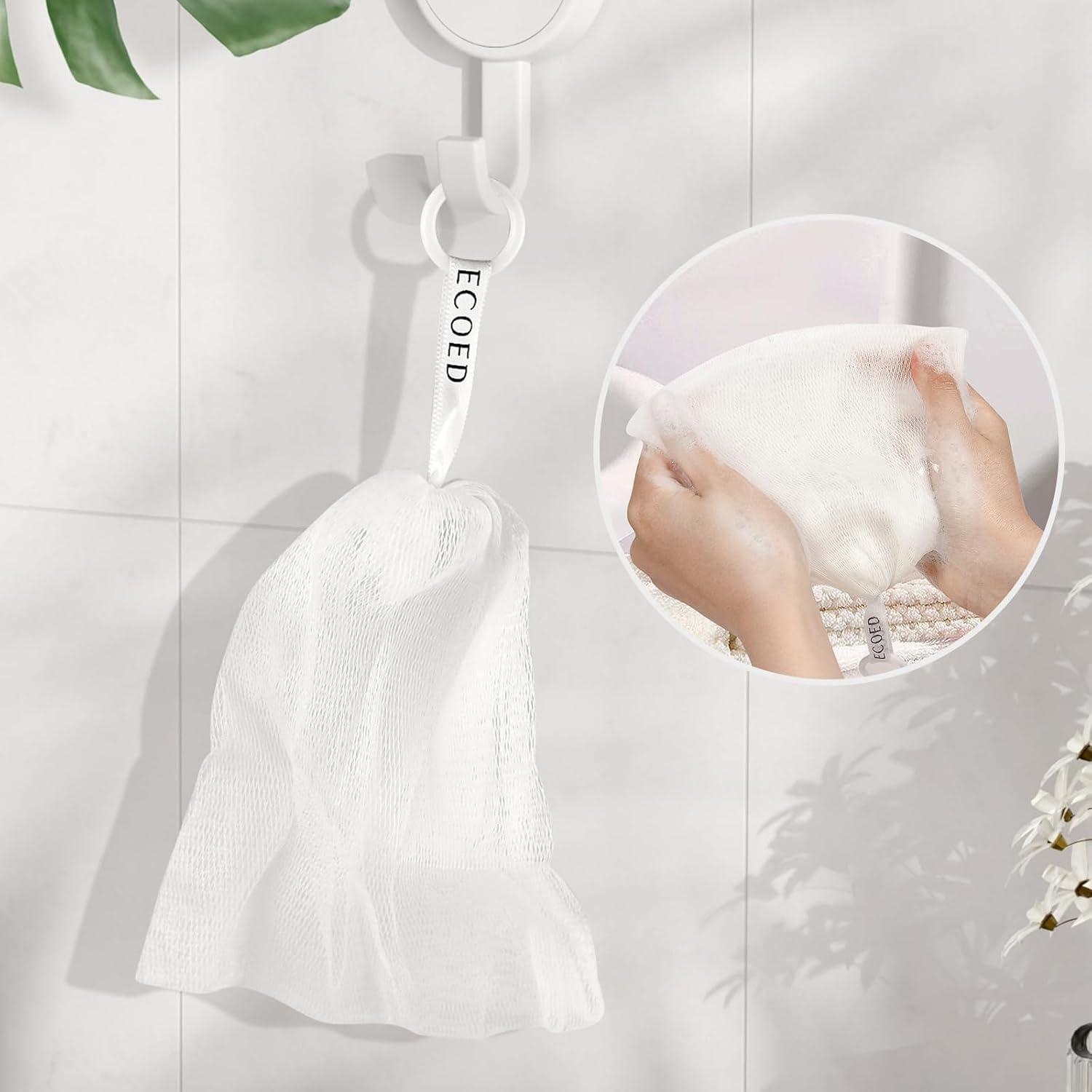 Cepillo de Champú Ergonomico Ecoed Azul para Masaje y Exfoliación