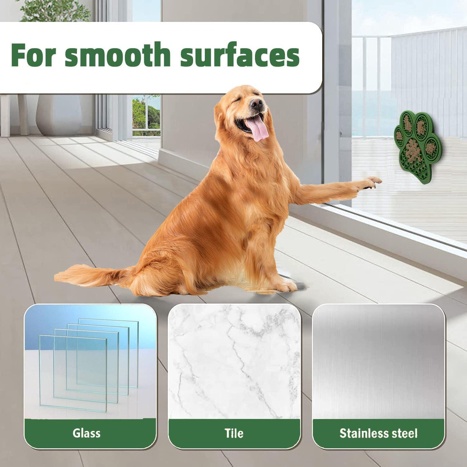 Alfombrilla de Lamer para Perros y Gatos HANZOTO Verde 17cm