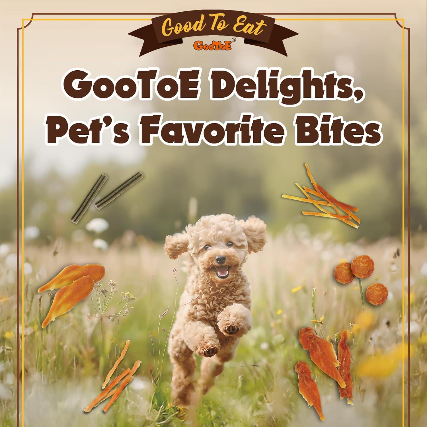 Golosinas para Perros Gootoe Pechuga de Pollo Jerky 450g