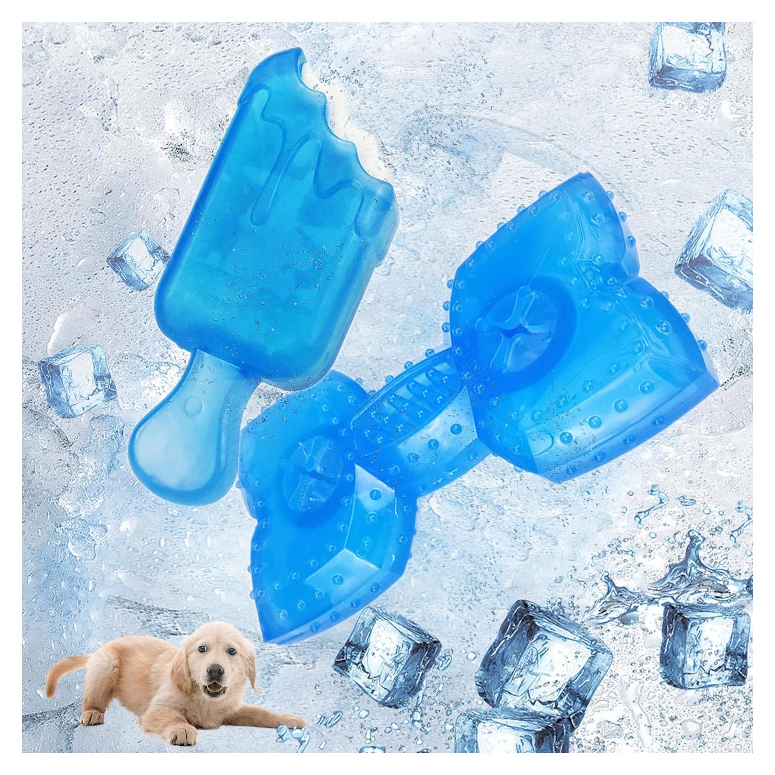 Juguetes de Masticar para Cachorros SPOFLY - Paquete de 2, Congelables