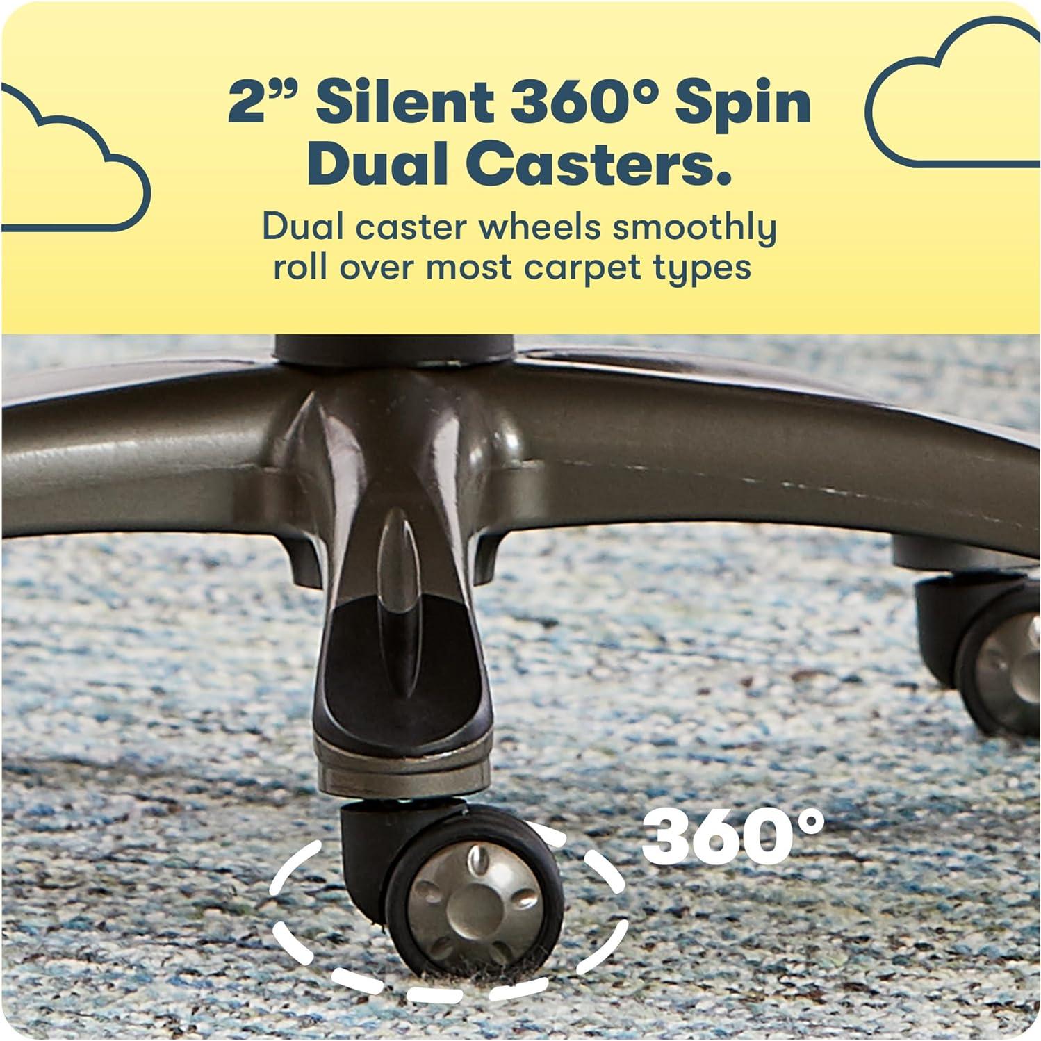 Silla Ejecutiva Serta Garret Ergonómica Cognac con Soporte Lumbar