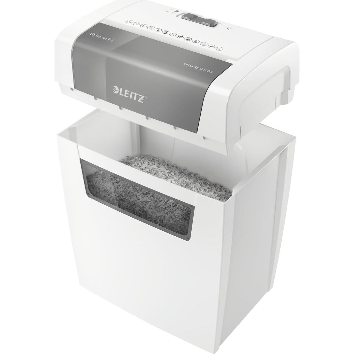 Destructora de papel Leitz IQ, corte en cruz, 6 hojas, 15.14 L