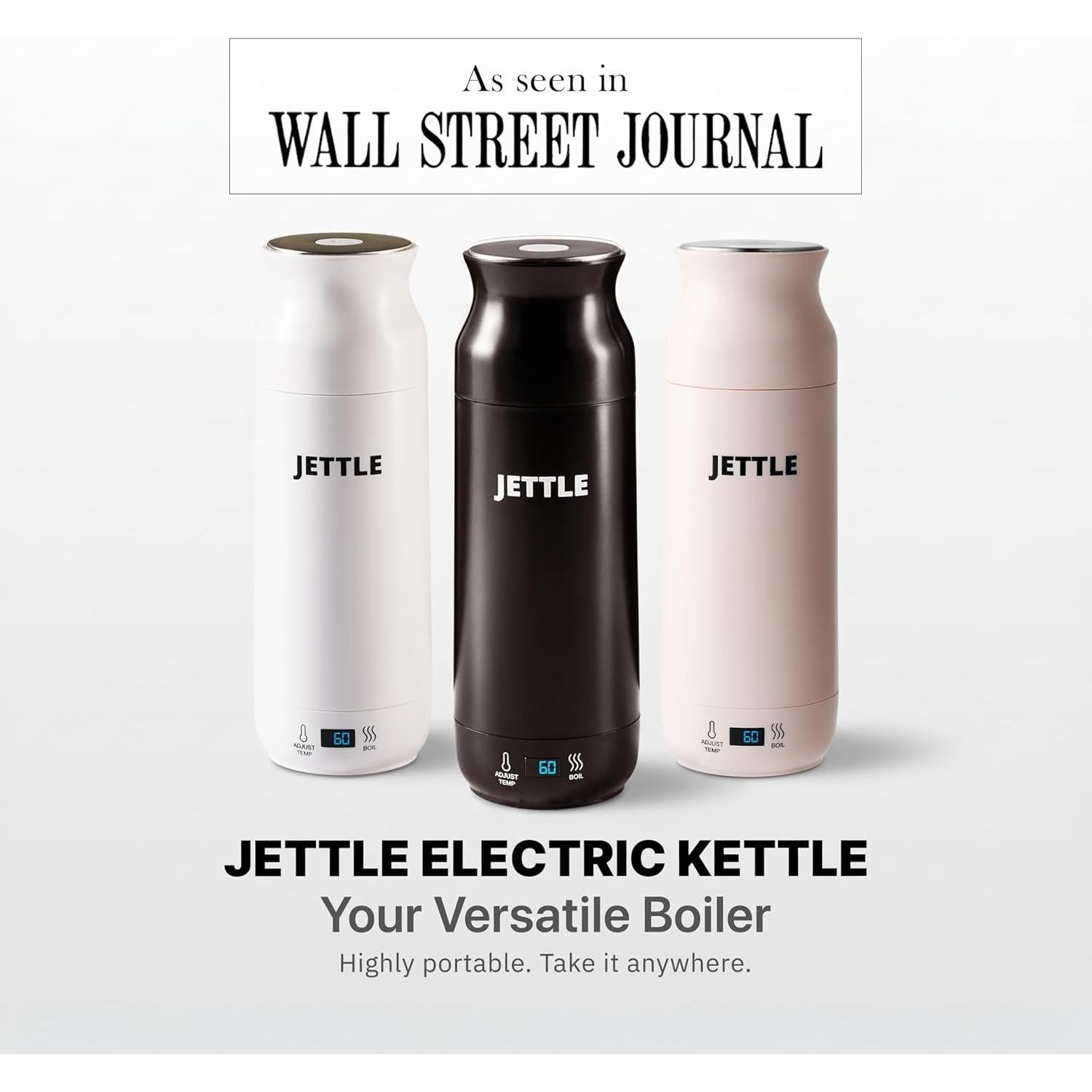 Hervidor Eléctrico Jettle 450ml Acero Inoxidable Control Táctil