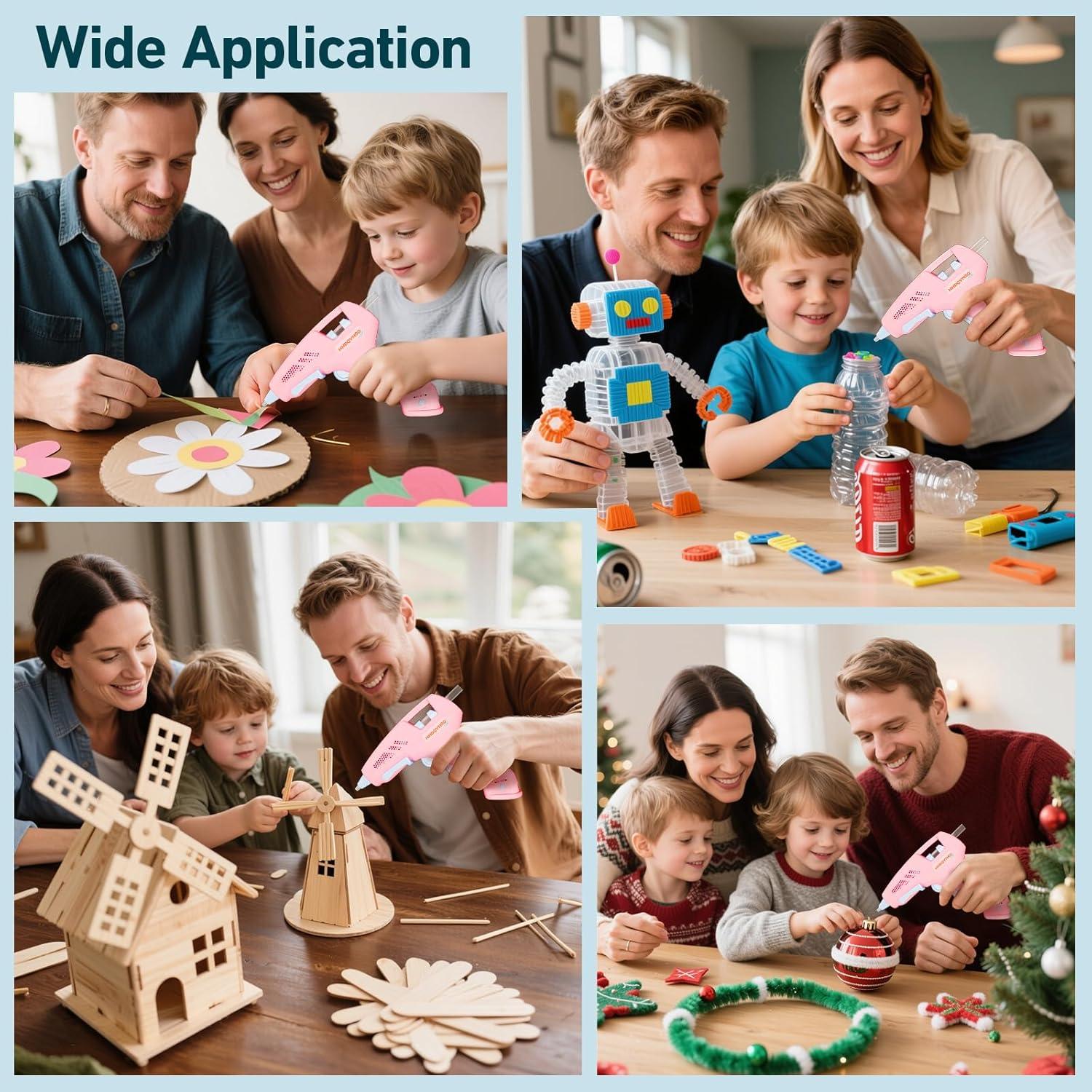 Pistola de Silicona Caliente Inalámbrica HHDQYMSG 20W 2000mAh