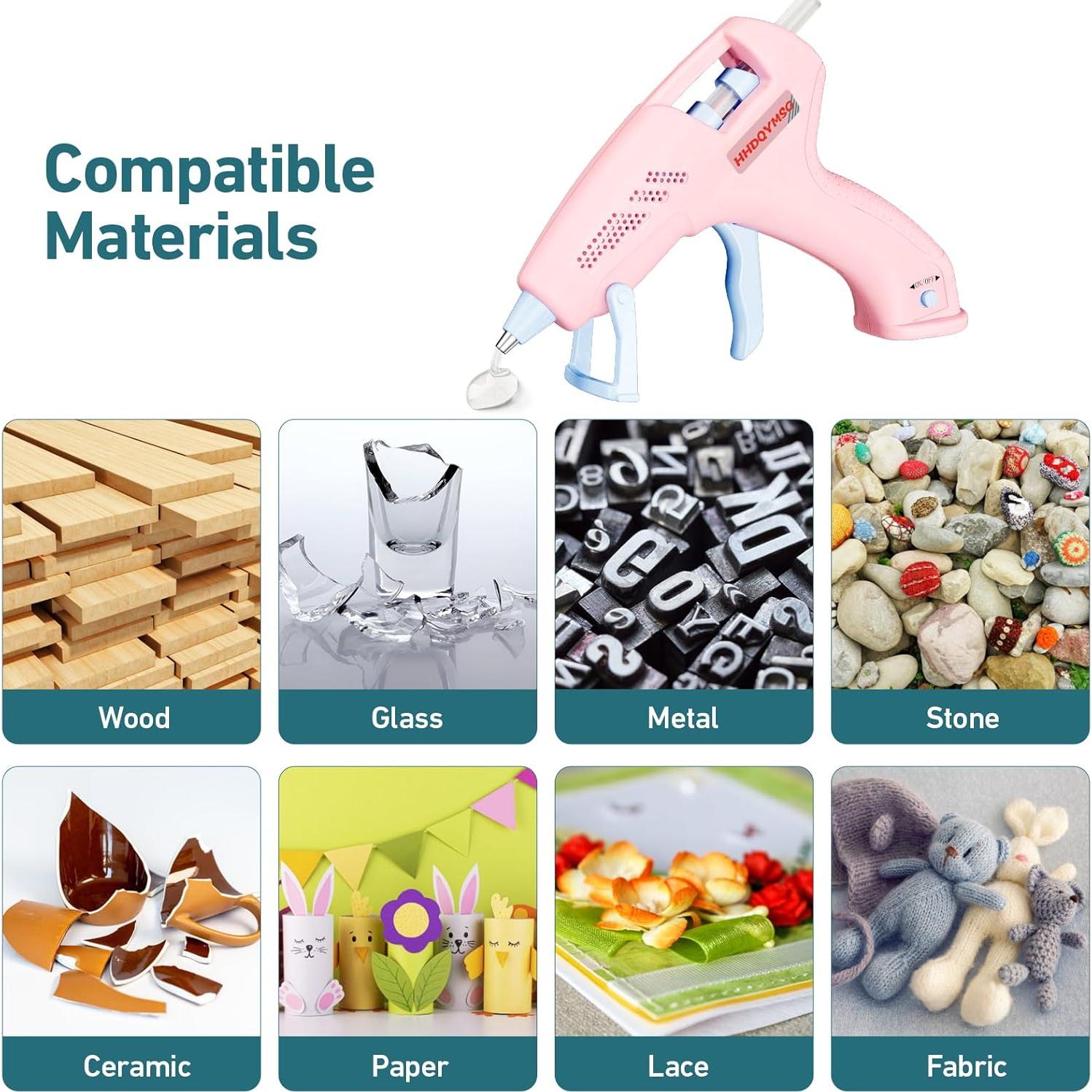 Pistola de Silicona Caliente Inalámbrica HHDQYMSG 20W 2000mAh