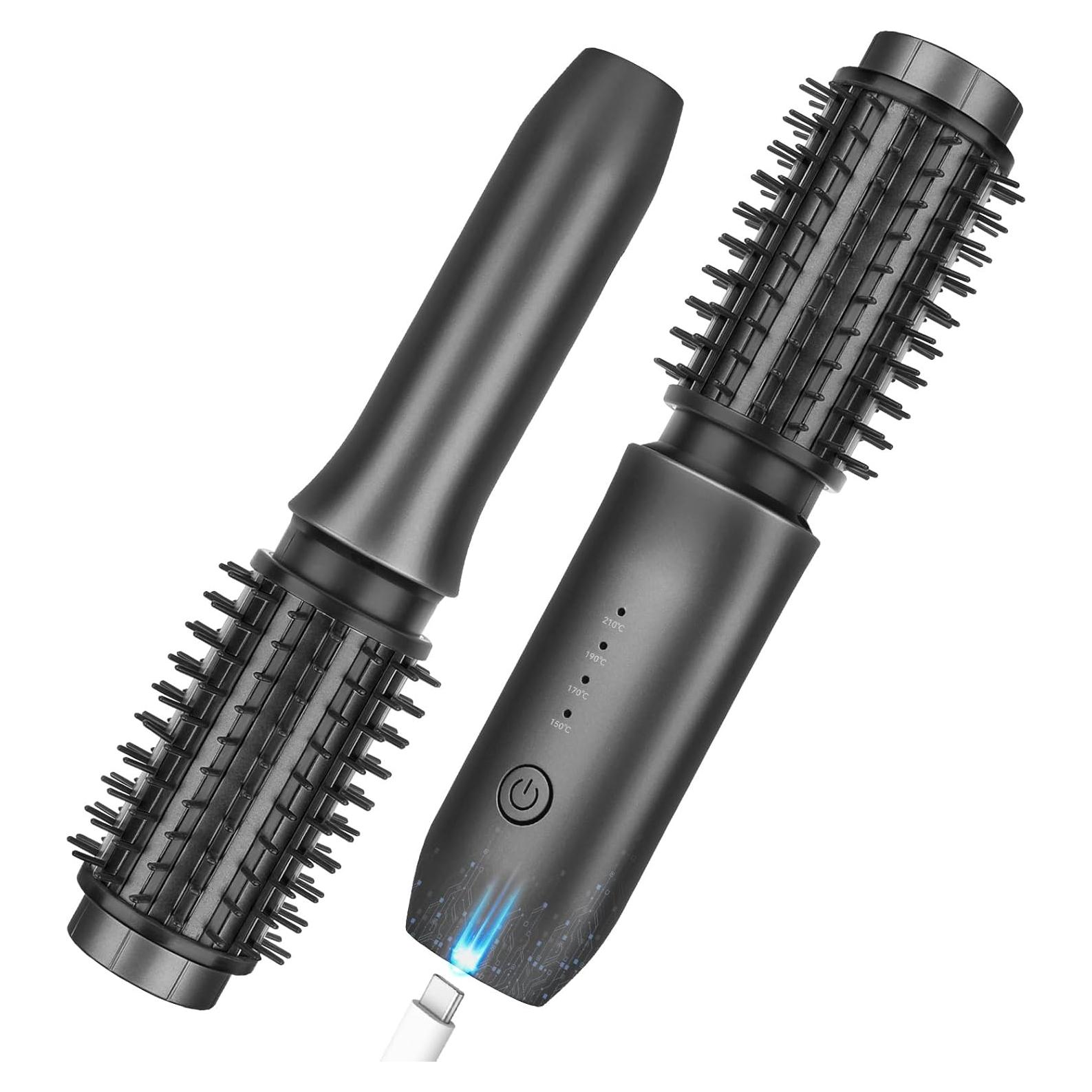 Cepillo Rizador Inalámbrico iTayga GT-2305 7000mAh Negro