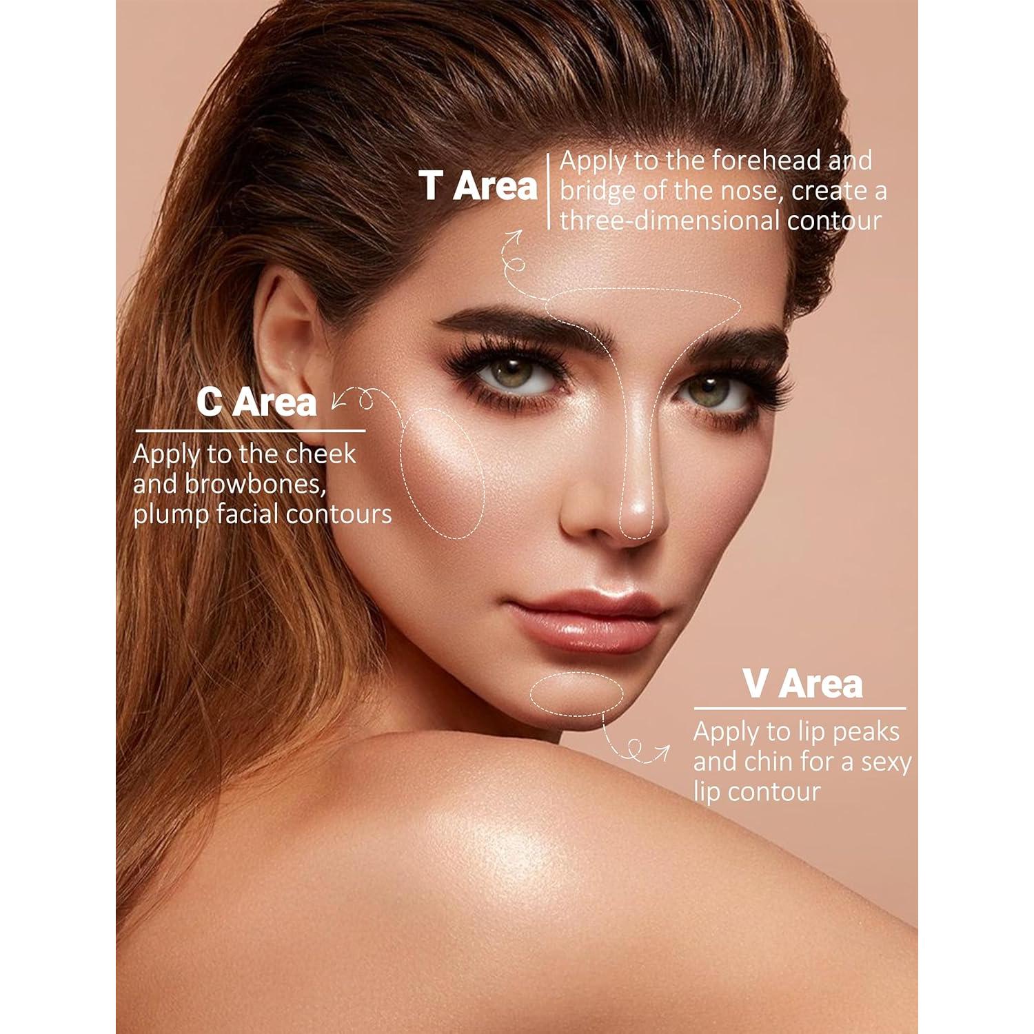 Iluminador Facial Erinde Shimmer 01 Luna Perlescente 70g