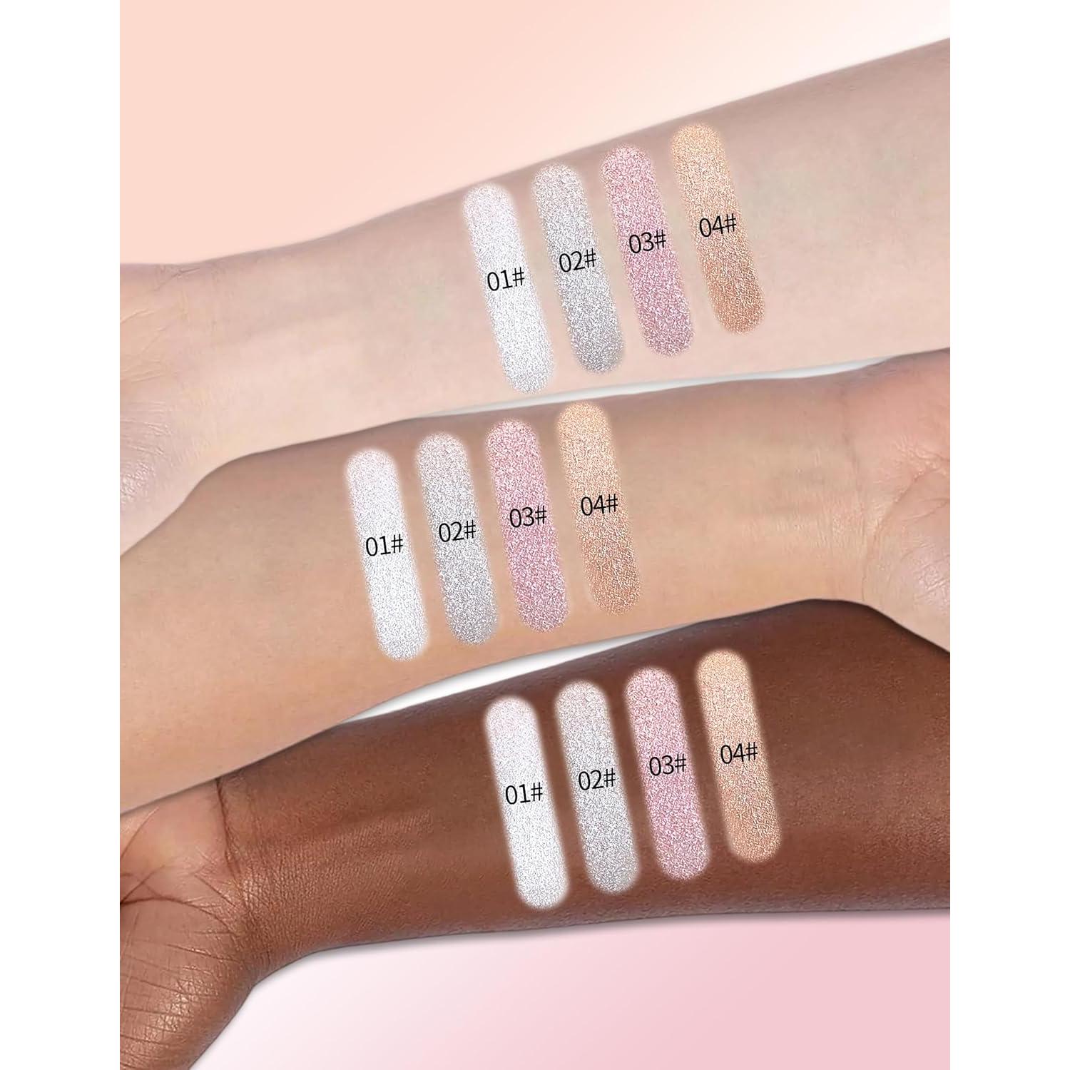 Iluminador Facial Erinde Shimmer 01 Luna Perlescente 70g