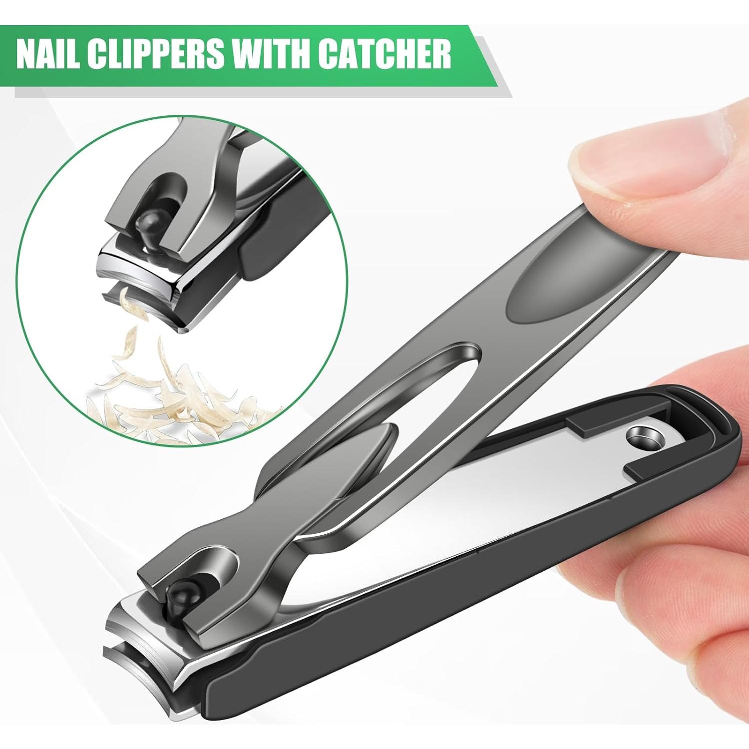 Cortauñas para Pies GJNL con Recogedor y Mango Largo