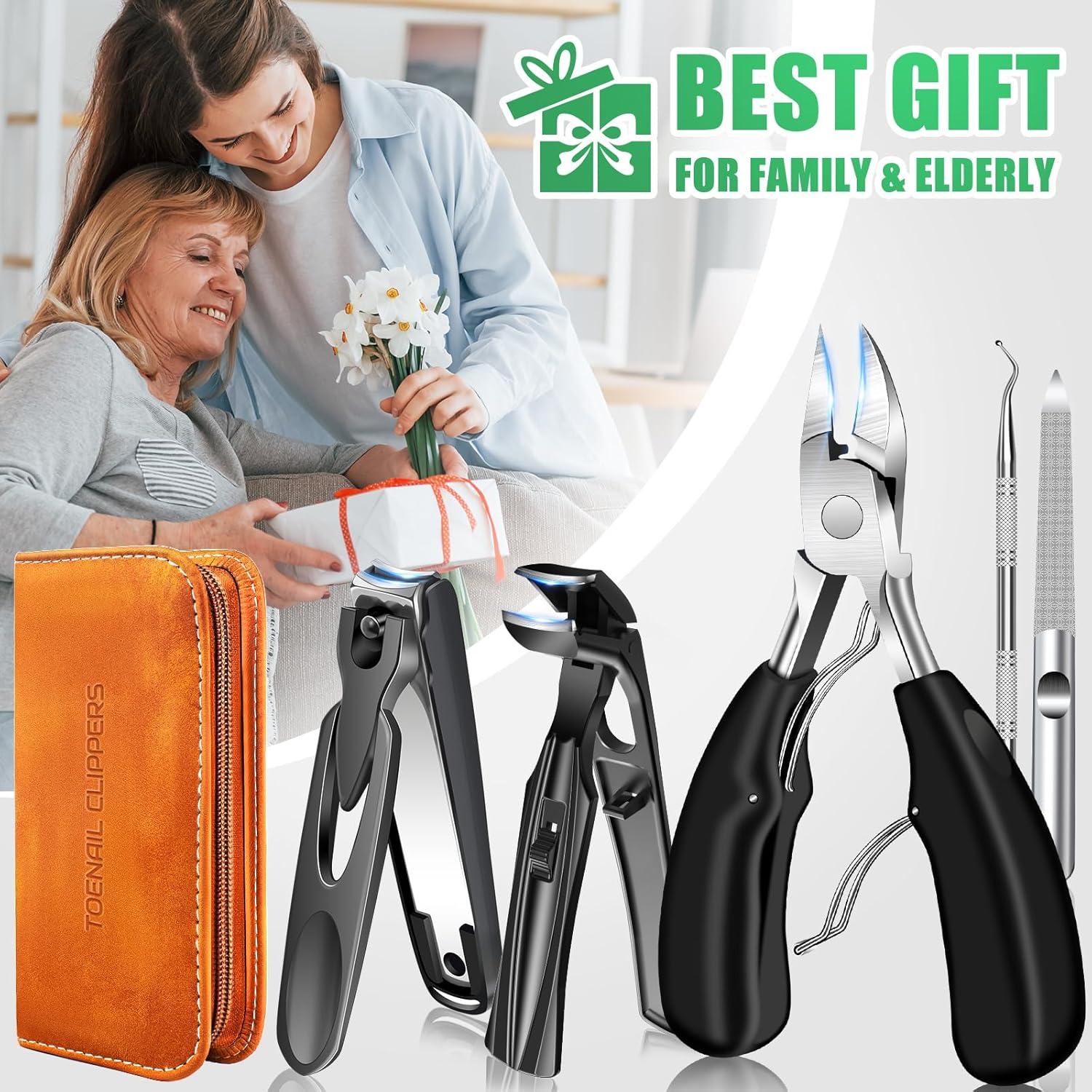 Cortauñas para Pies GJNL con Recogedor y Mango Largo