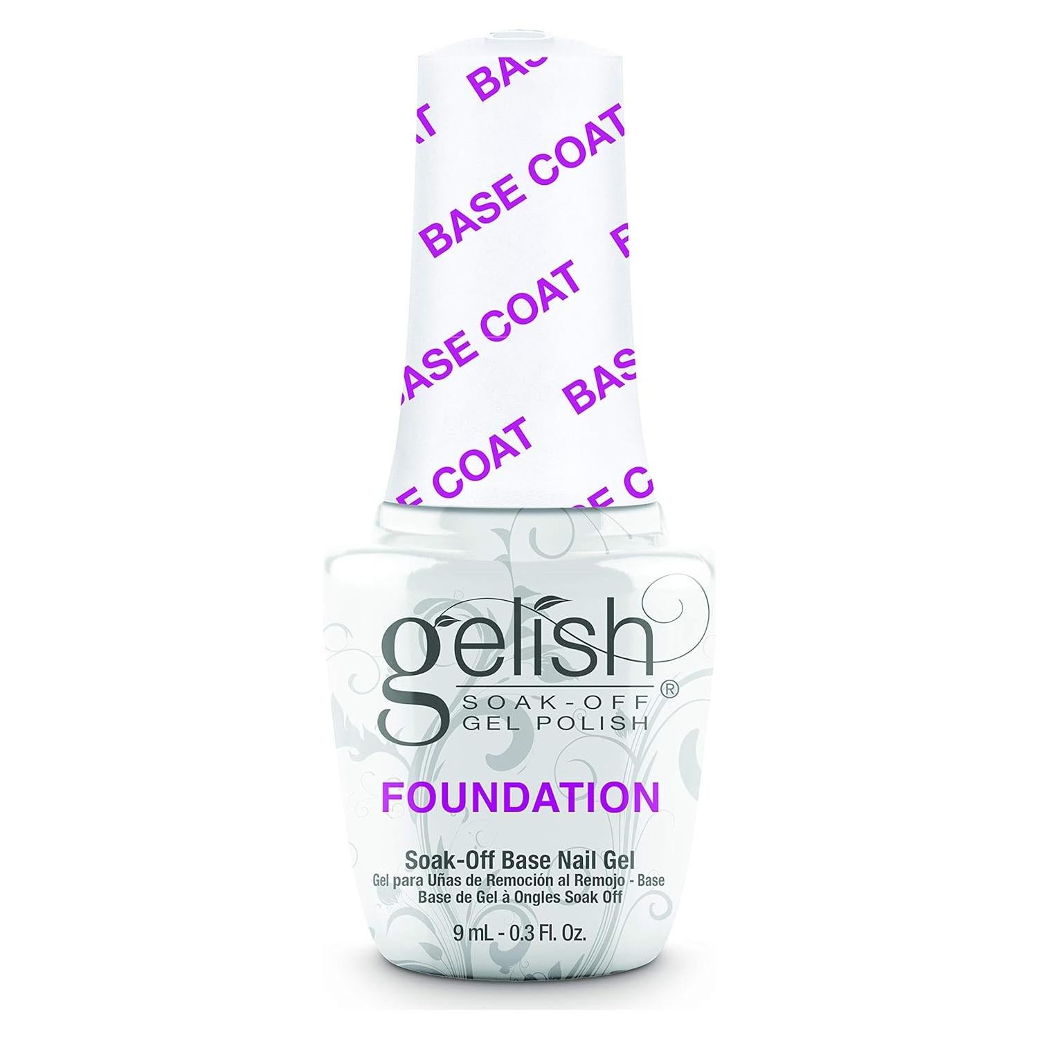 Gelish MINI Base Coat 9ml - Adhesión Fuerte, Secado Rápido