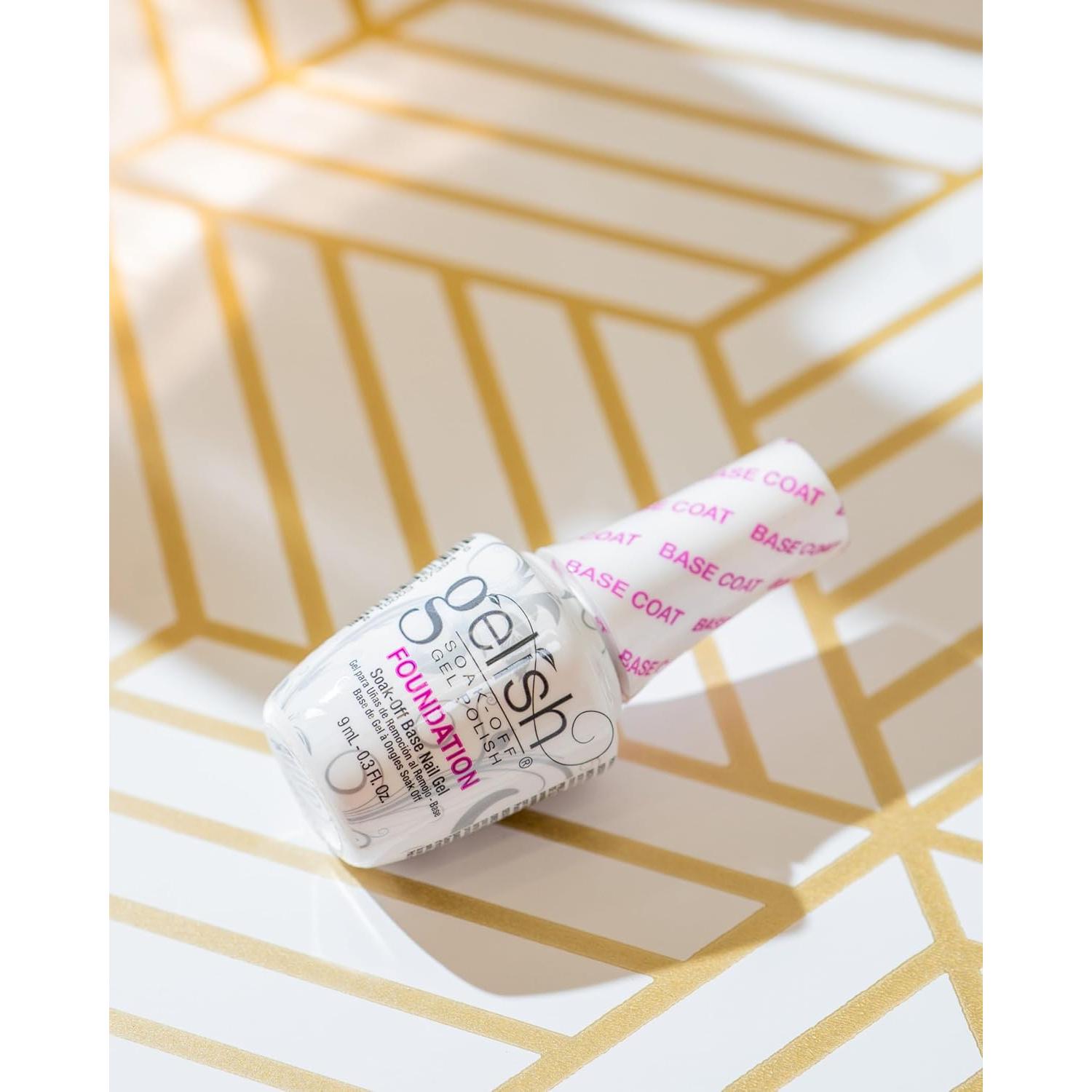 Gelish MINI Base Coat 9ml - Adhesión Fuerte, Secado Rápido