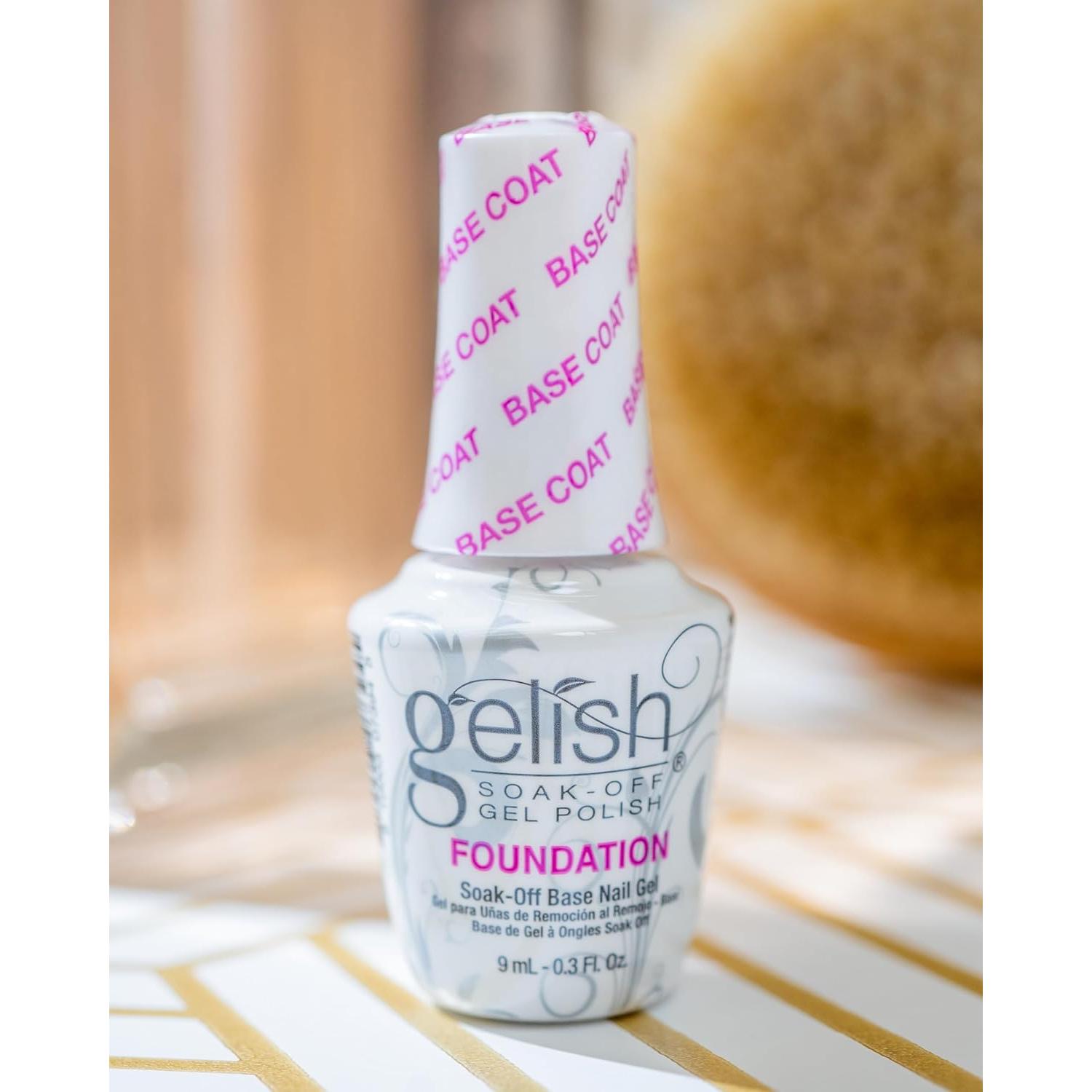 Gelish MINI Base Coat 9ml - Adhesión Fuerte, Secado Rápido