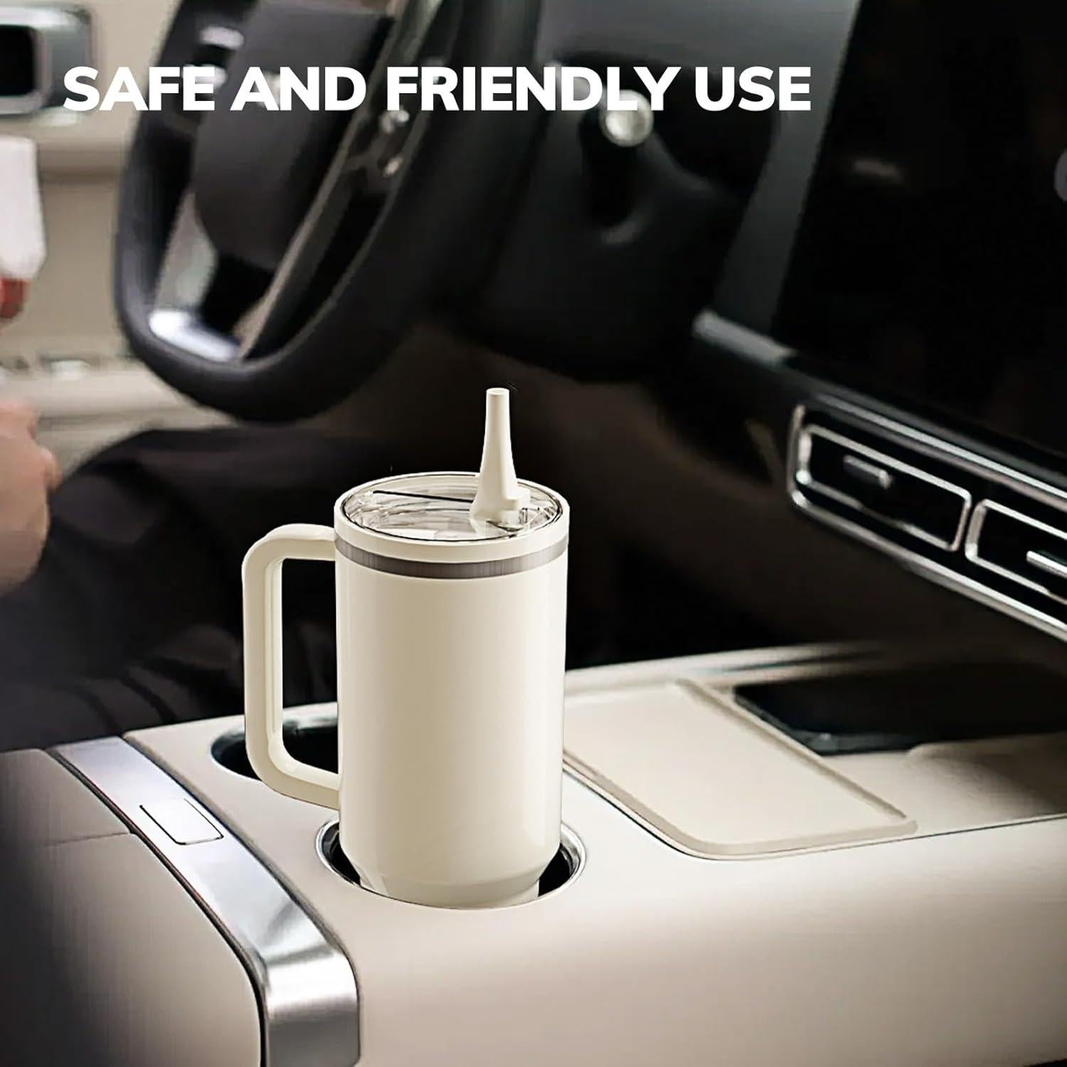 Tapa de Popote XPMY para Vaso Stanley 40 Oz Reutilizable 2 Pzs