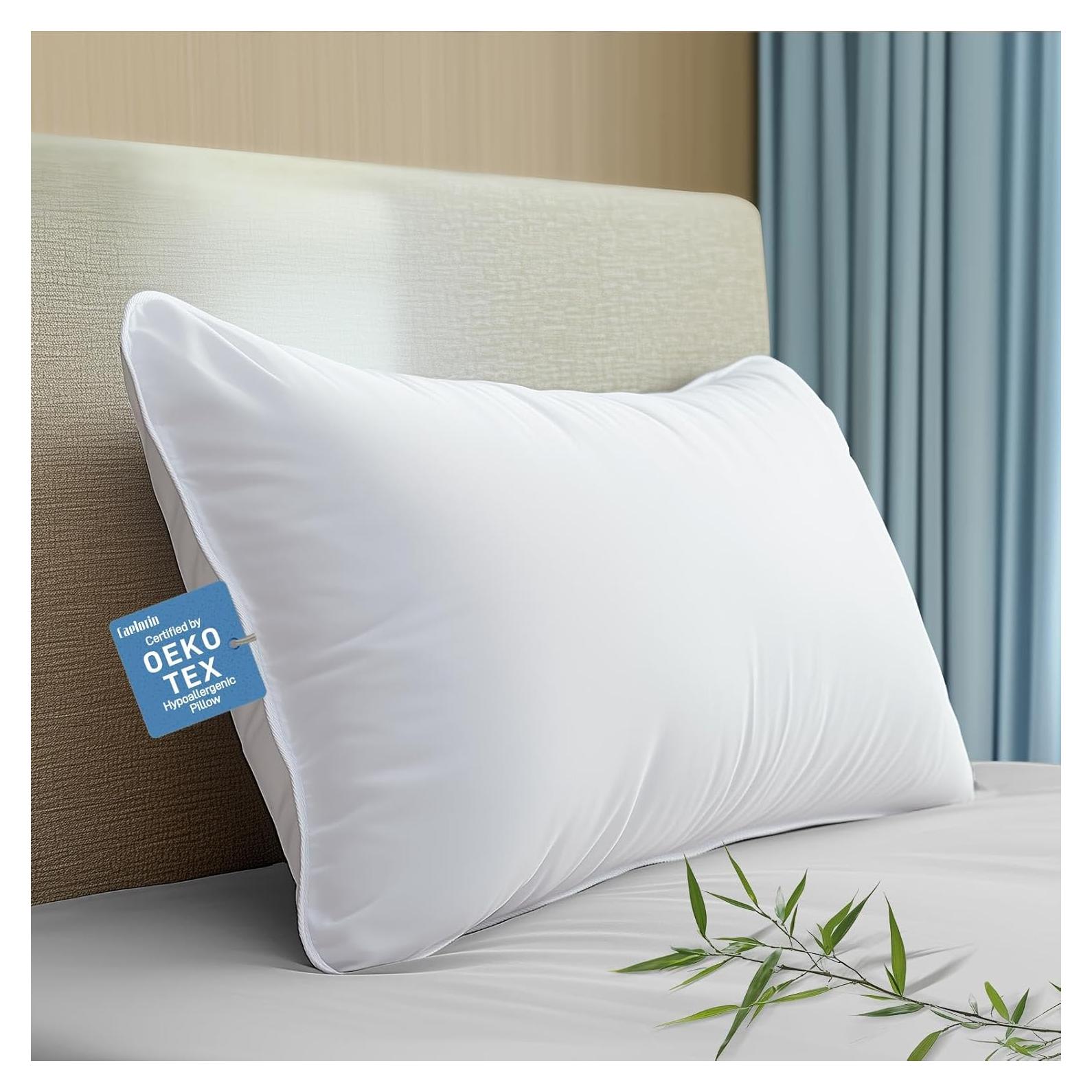 Almohada de Cama Caelorin Hipoalergénica 71x51 cm Suave