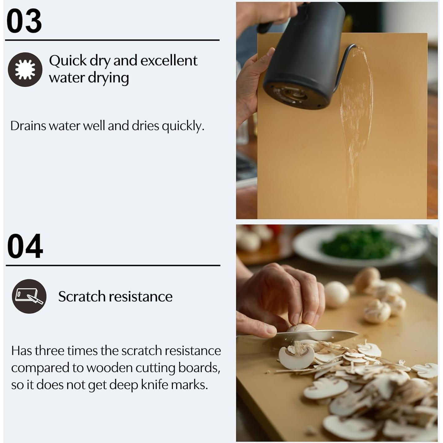 Tabla de Cortar de Goma Asahi Cookin Cut 38x21cm Japón