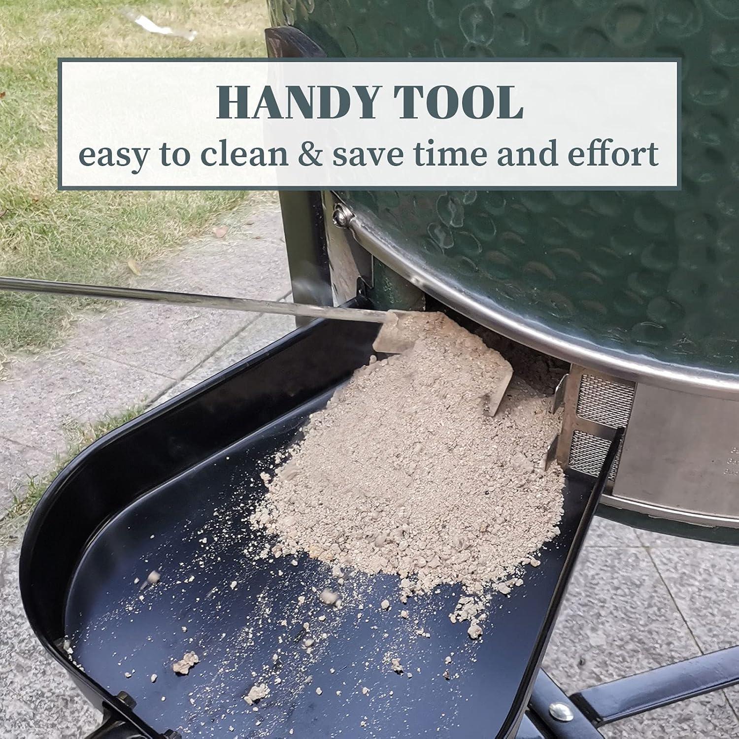 Herramienta de ceniza BBQ OLIGAI 44.5 cm para Big Green Egg