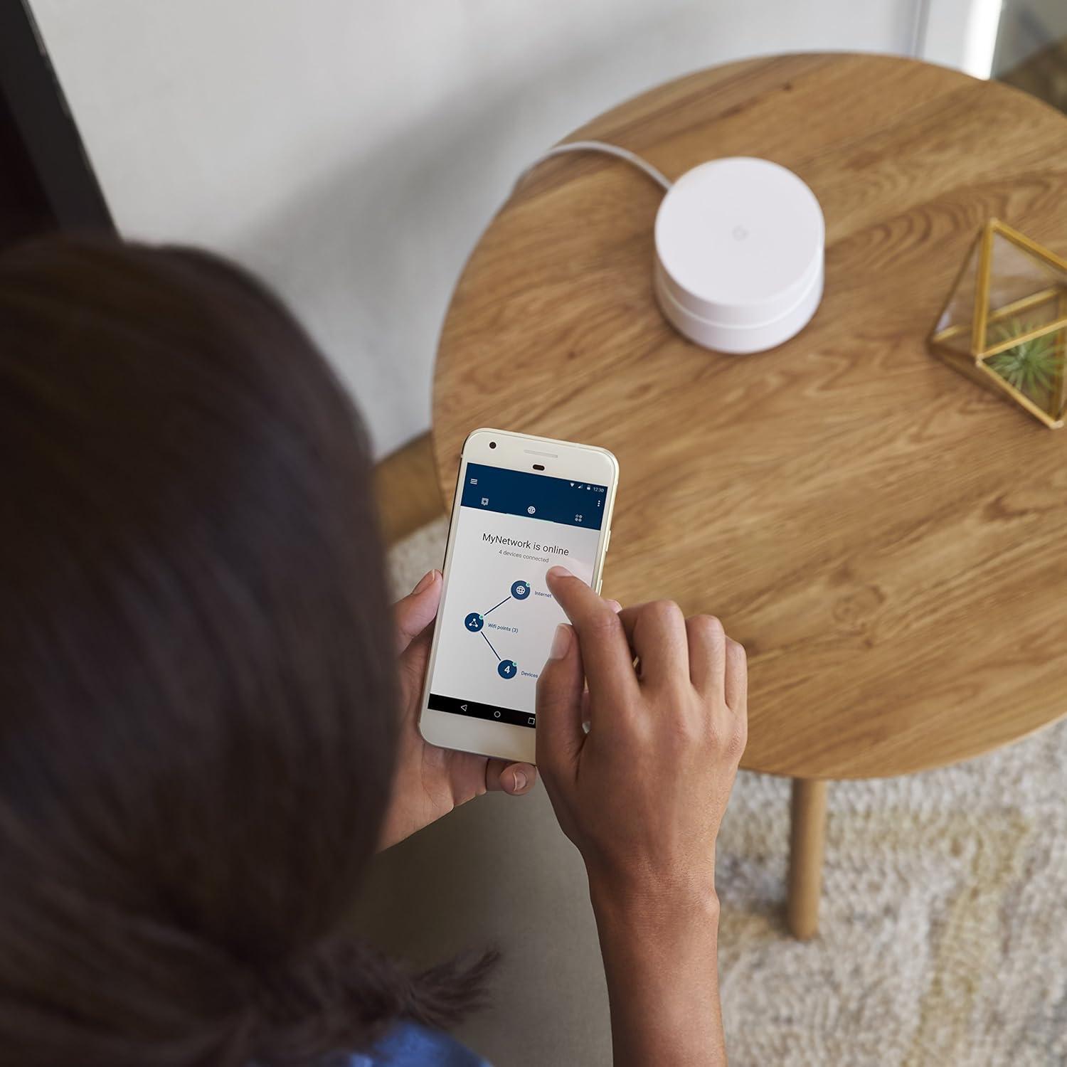 Sistema Google WiFi 1-Pack - Router Renovado para Cobertura Total