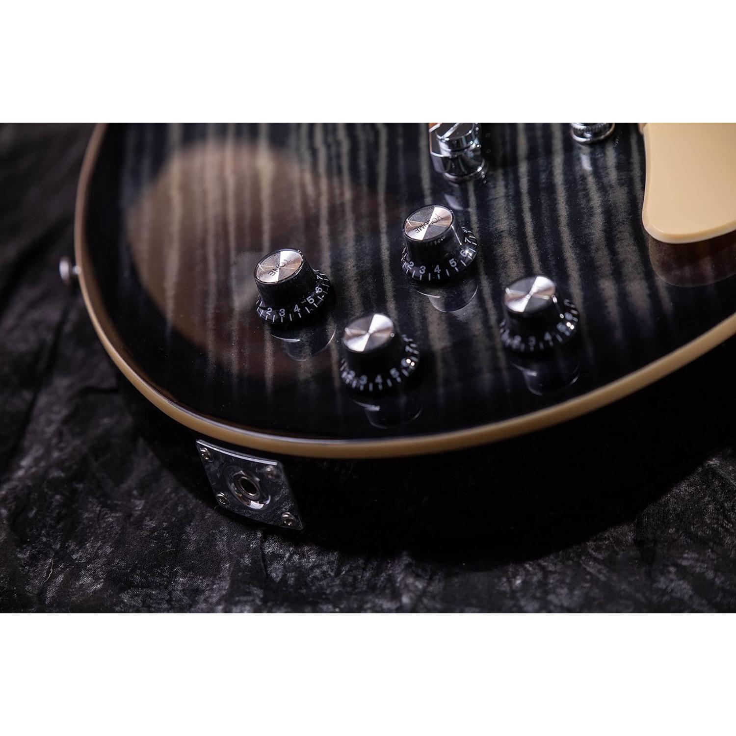 Guitarra Eléctrica Grote LPYS-006 Cuerpo Sólido Negro