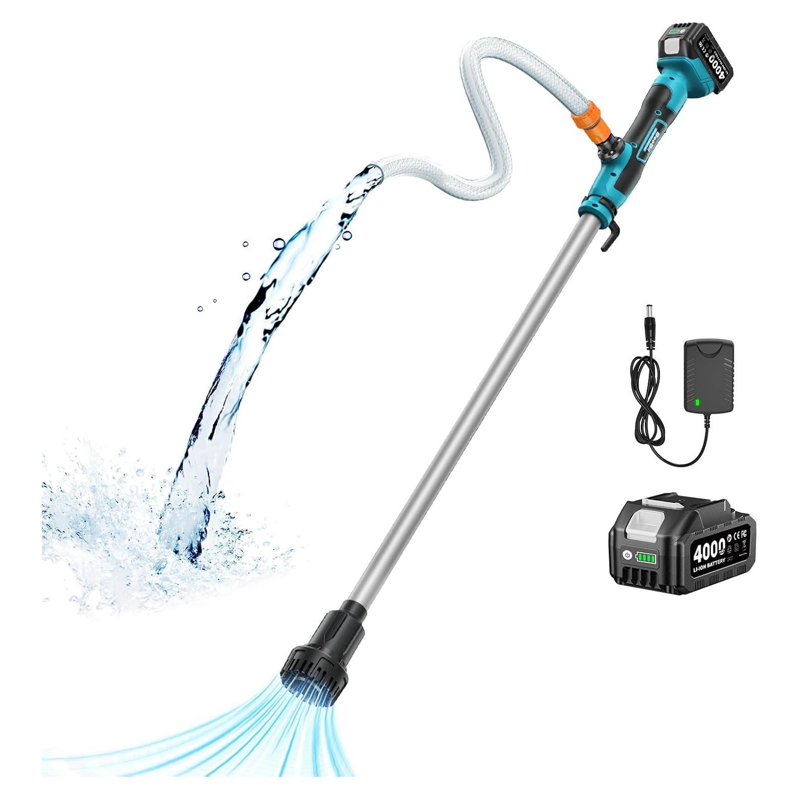 Bomba de Agua Inalámbrica SEESII 21V 4000mAh 720GPH 9.75m