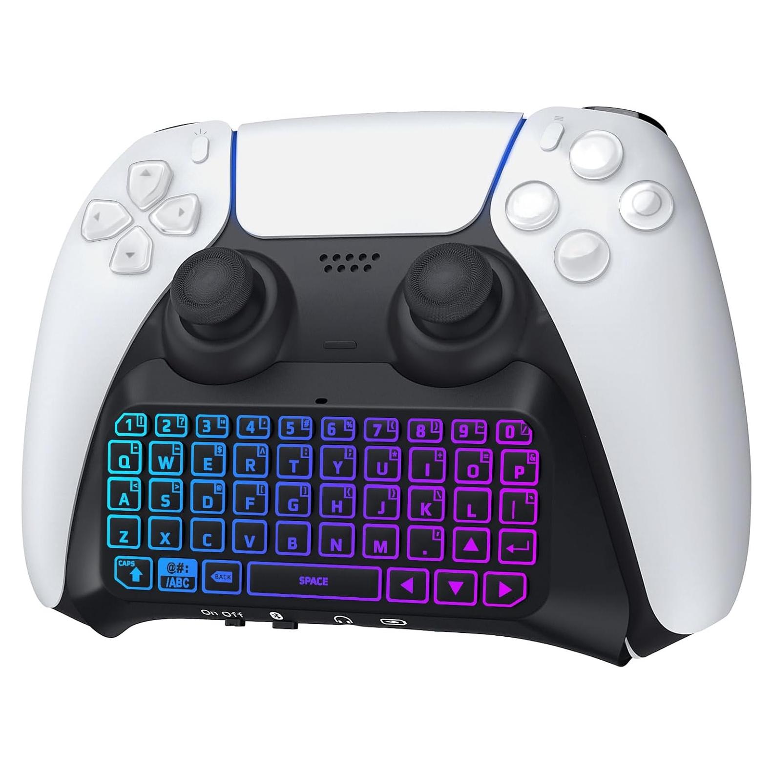 Teclado Inalámbrico TiMOVO para PS5 con Retroiluminación RGB