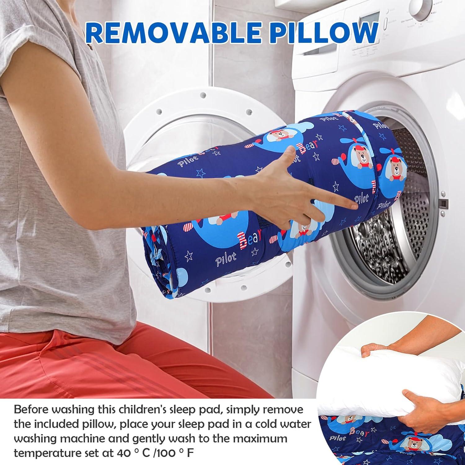 Colchoneta para Siesta Niños Orrhomi SD001 con Almohada y Manta