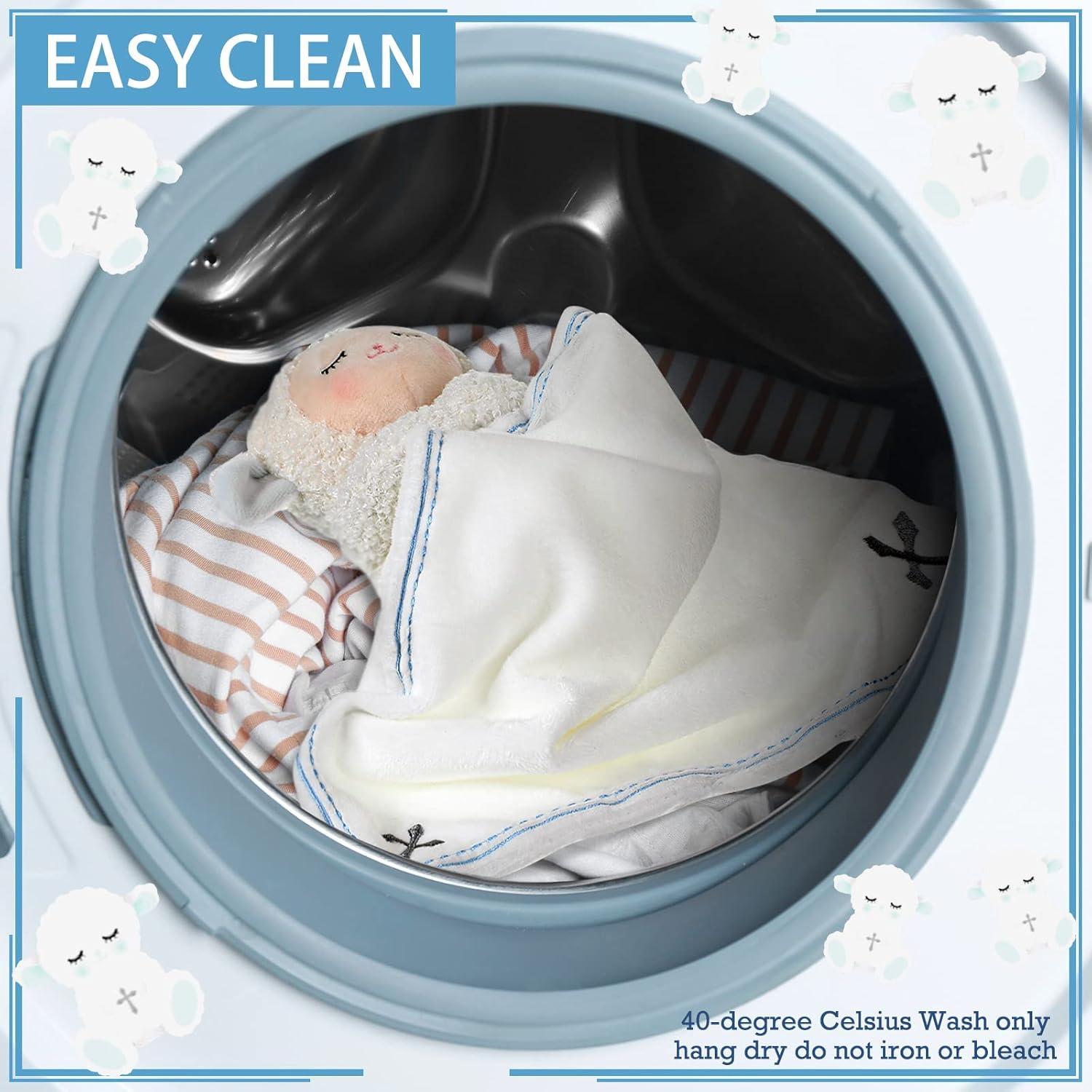 Manta de Seguridad Cordero Kinlop Azul para Bebés 28-30 cm