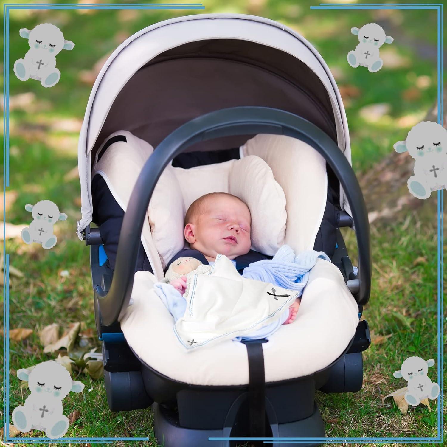 Manta de Seguridad Cordero Kinlop Azul para Bebés 28-30 cm