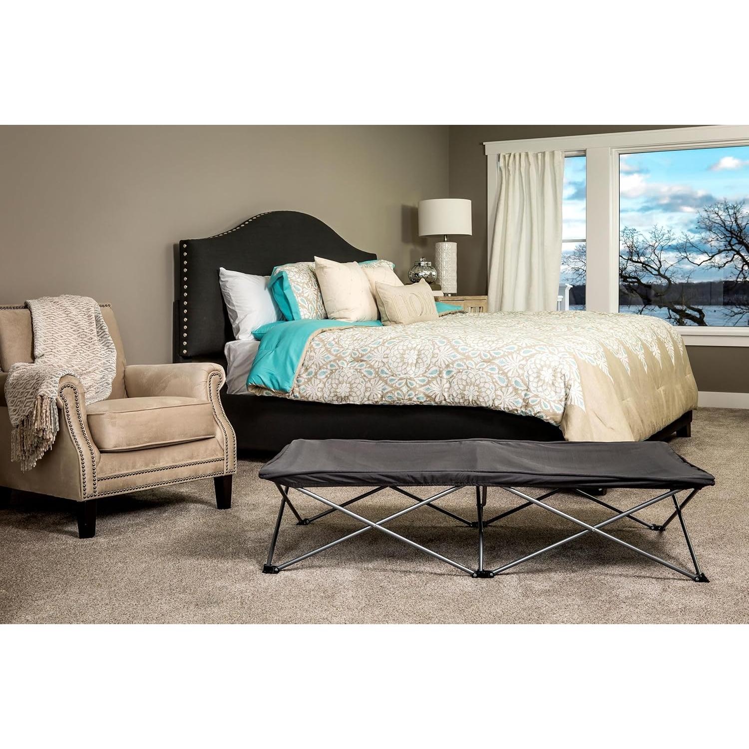 Cama Portátil My Cot Extra Larga Regalo Gris 137x71 cm