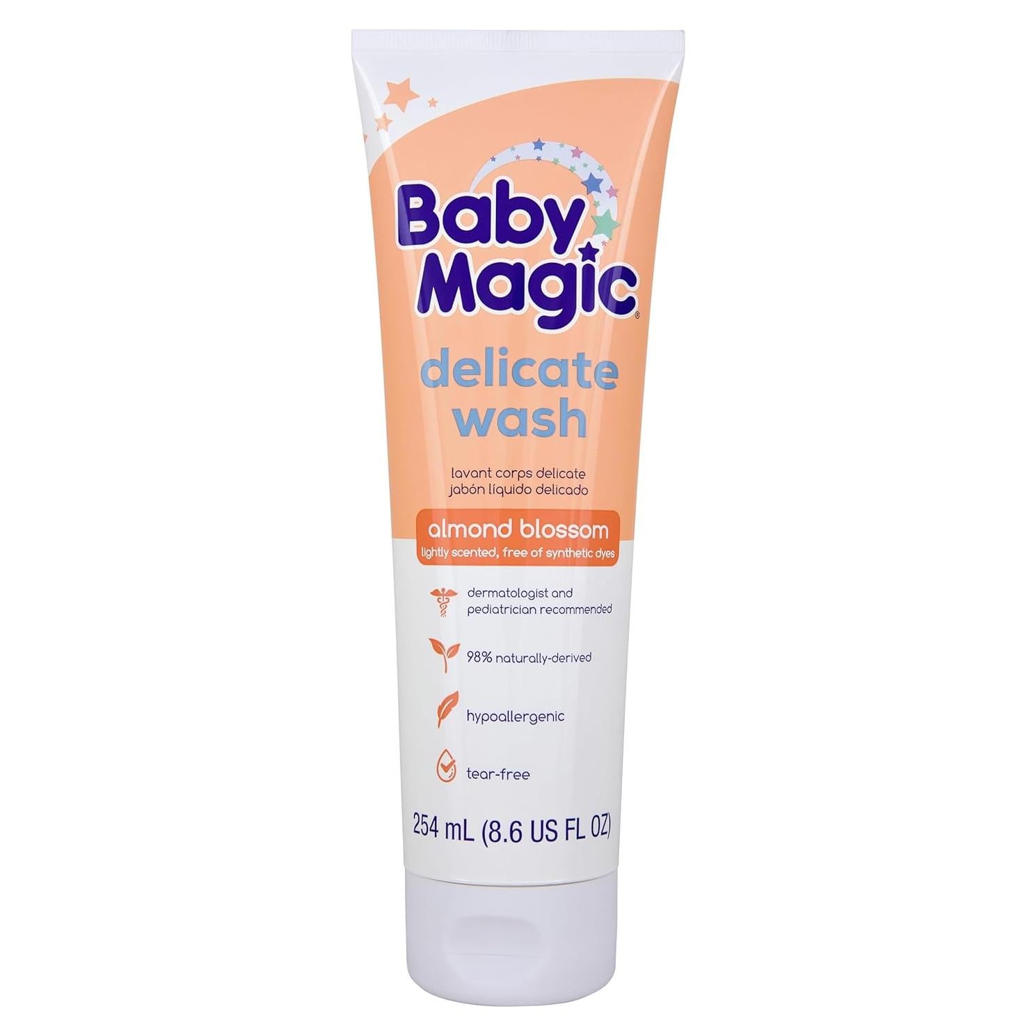 Baby Magic Lavado Delicado 255 ml - Hipoalergénico para Bebés
