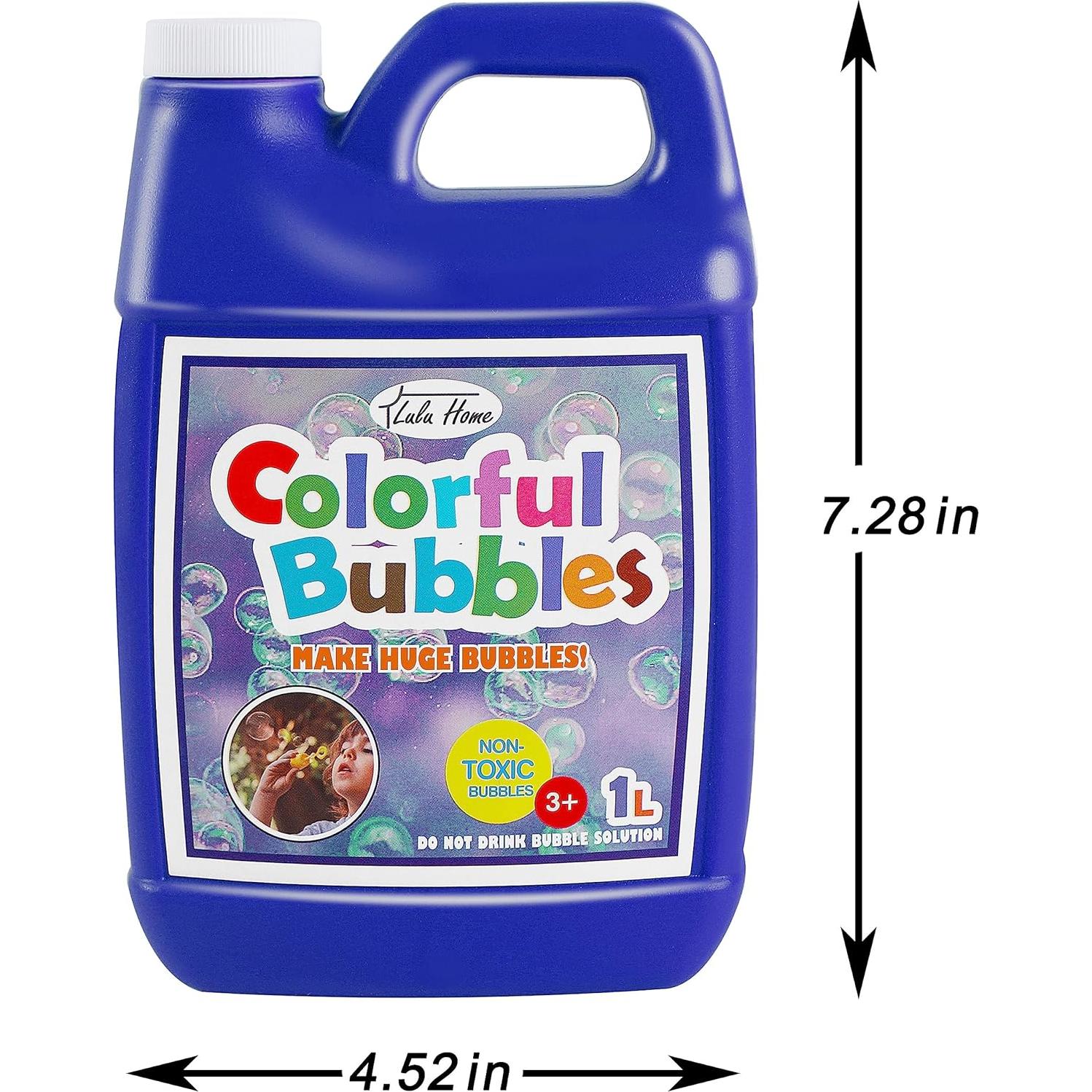 Solución de Burbujas Concentrada Lulu Home 1 L - Recarga para Juguetes