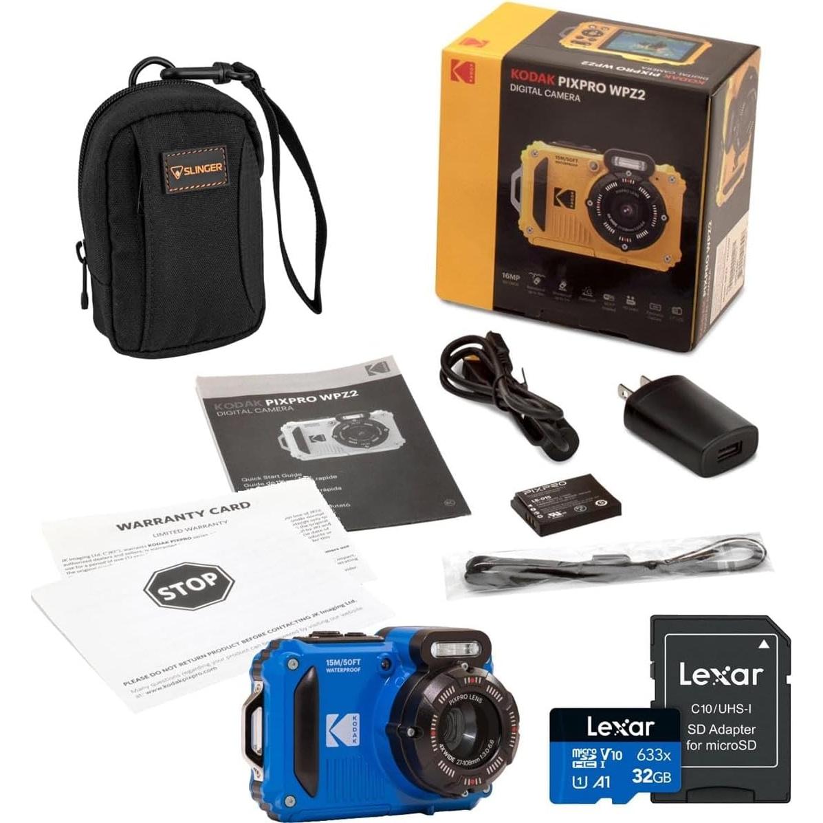 Cámara Digital Impermeable Kodak PIXPRO WPZ2 16MP Full HD