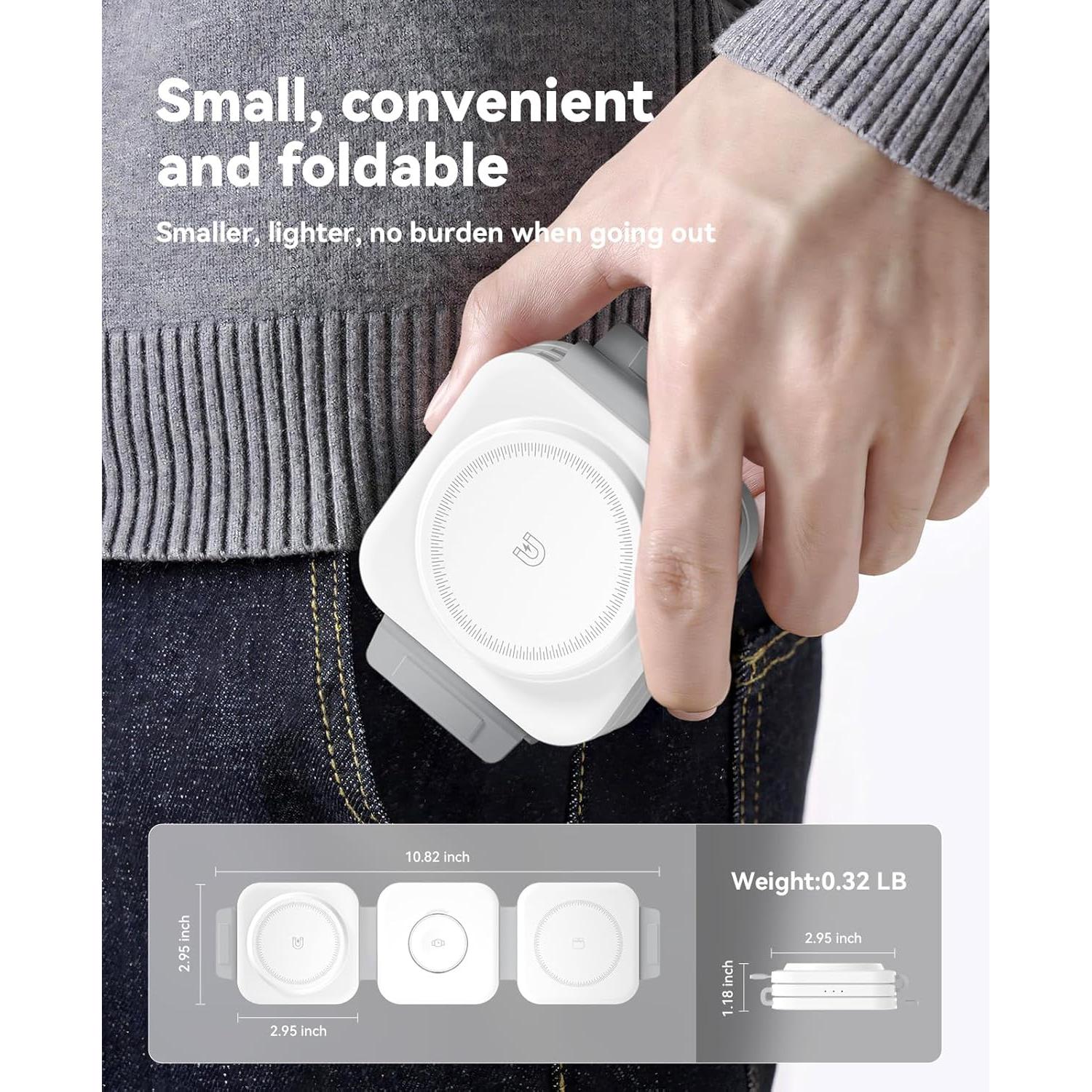 Estación de Carga Inalámbrica 3 en 1 Apple AD02 Rápida