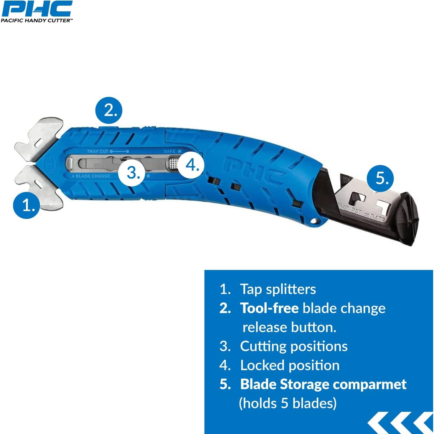 Cortador de Seguridad Ambidextro S8 Cortador Práctico del Pacífico