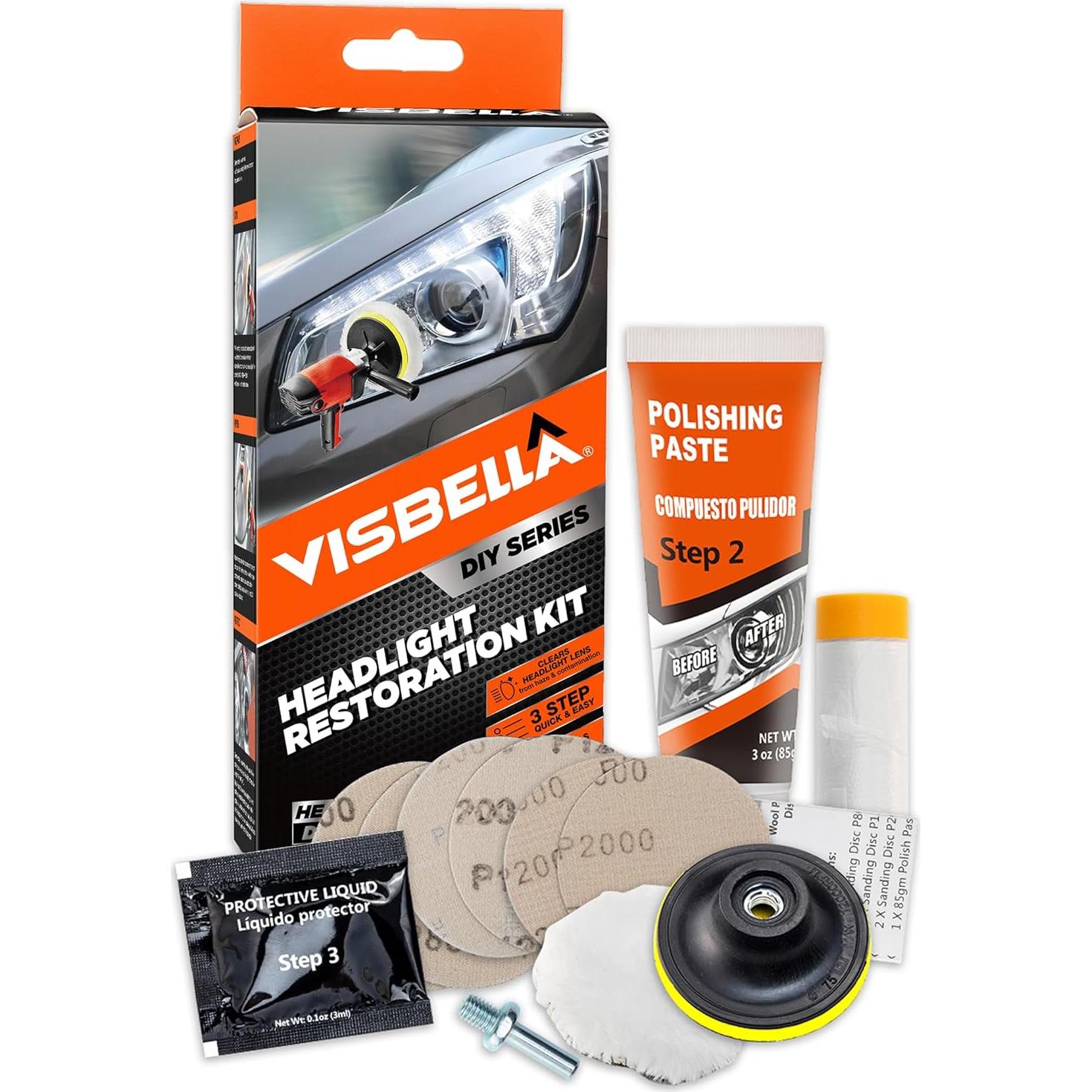 Kit de Restauración de Faros Visbella - Solución Eléctrica