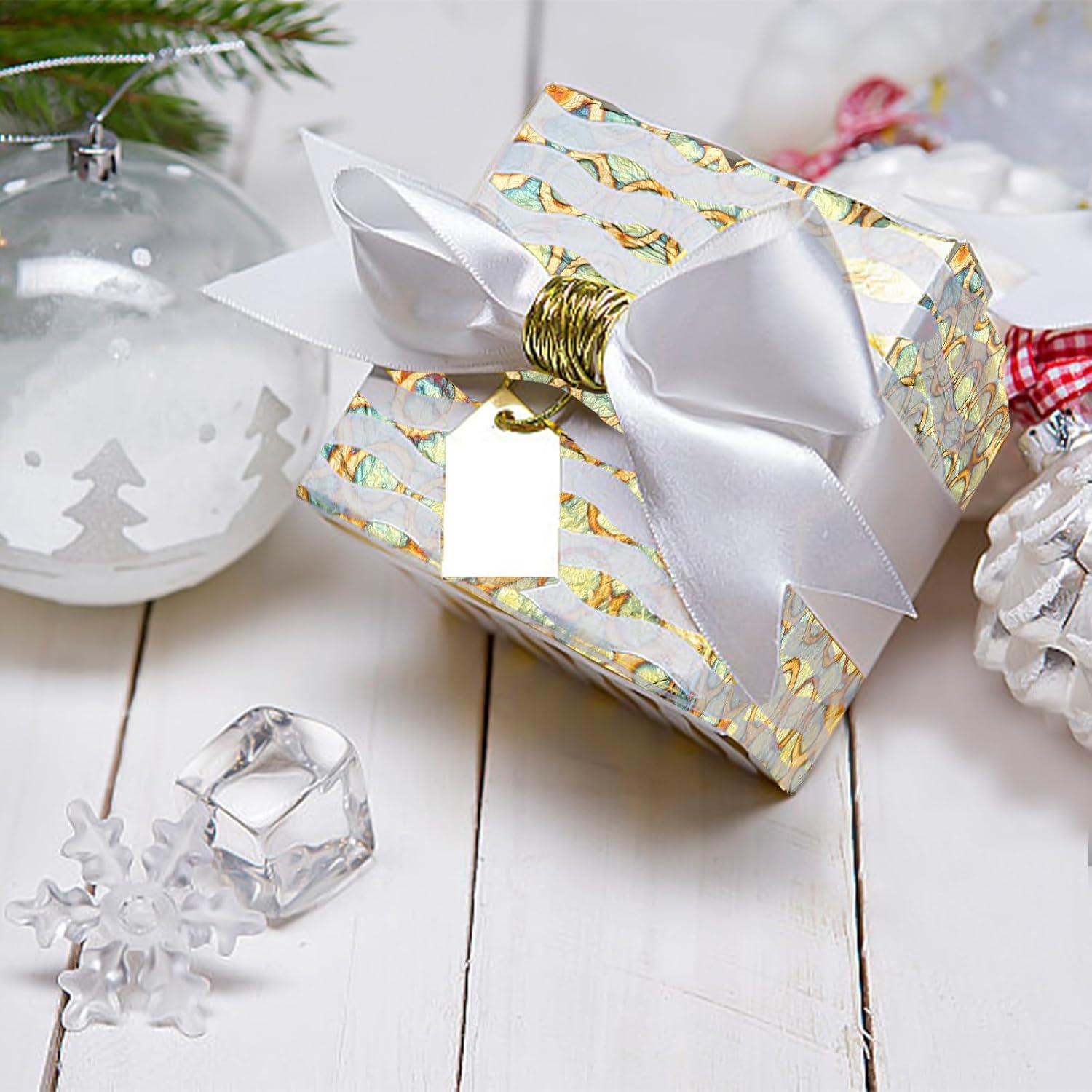 Hojas de Oro Variegada Sekonow 50pcs 14x14cm Manualidades