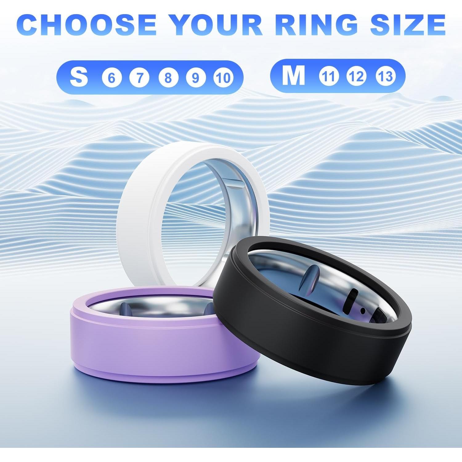 Funda de Silicona para Oura Ring Gen 4/3 y Samsung Galaxy - 8 Pzs