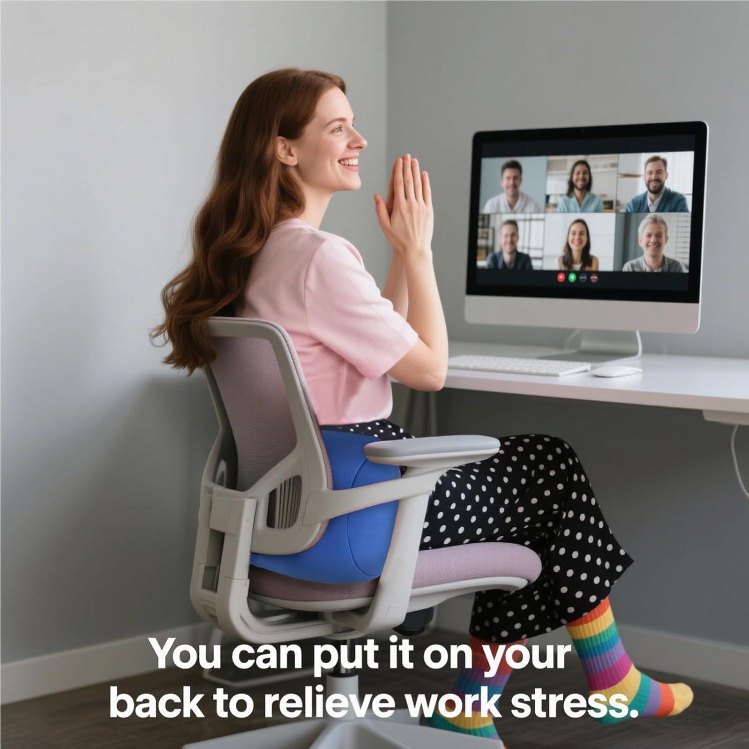 Juego de 2 Almohadas Cilíndricas Microperlas Midremer 30x16cm