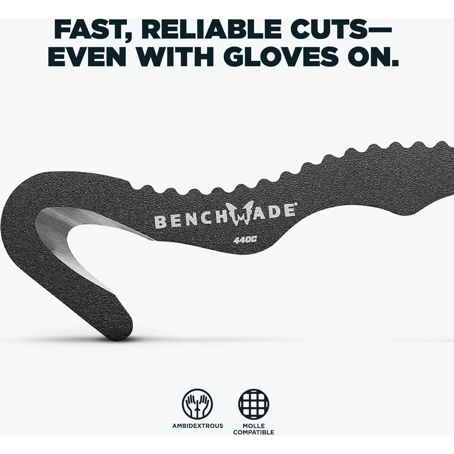 Cuchillo de Seguridad Benchmade BLKW Gancho 8 Acero Inoxidable