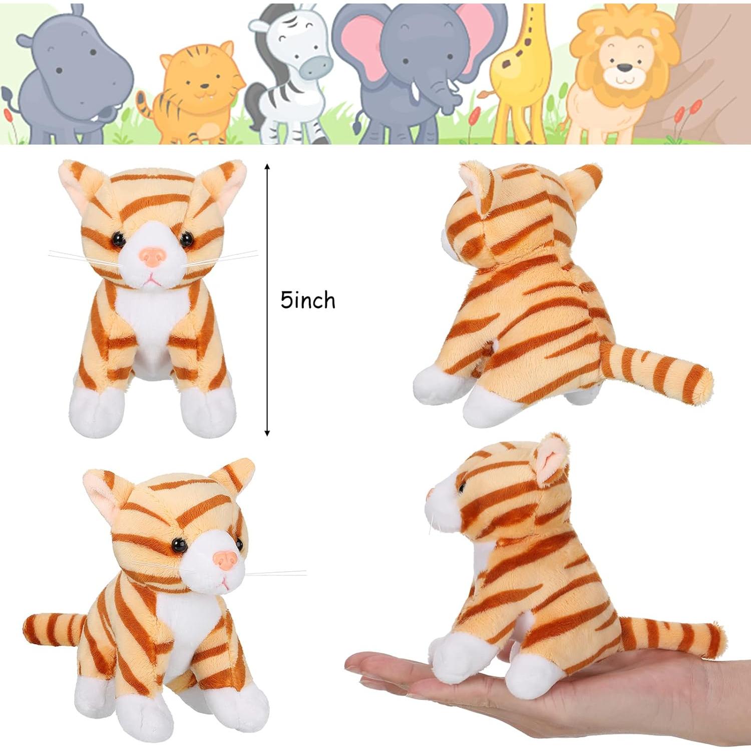 Sumind 8 Animales de Peluche para Gato 15 cm Variados