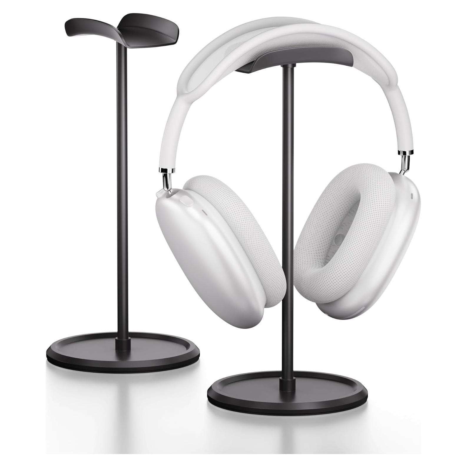 Soporte para Auriculares NQQNQQ YO-2 con Bandeja Almacenamiento Negro