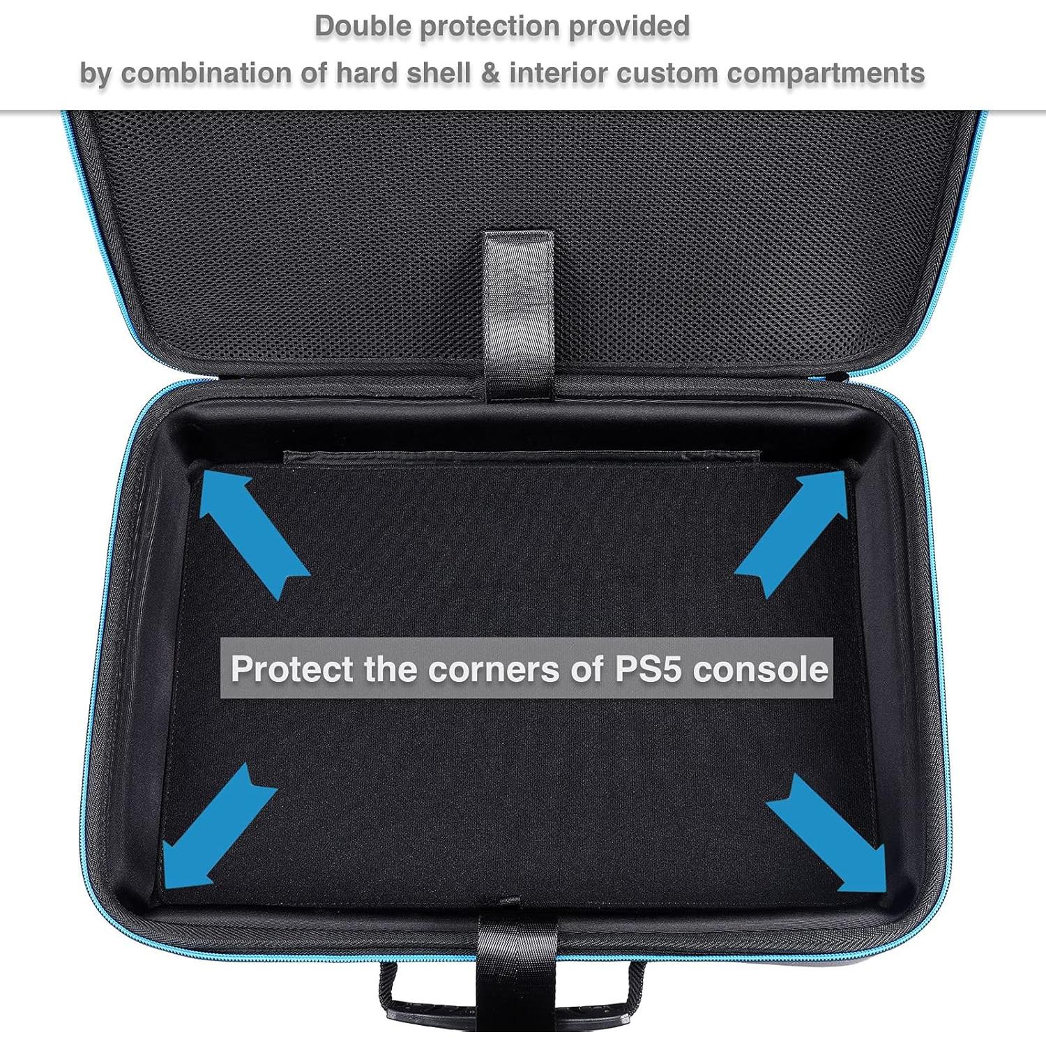 Funda Dura Zadii para PS5 Original con Accesorios