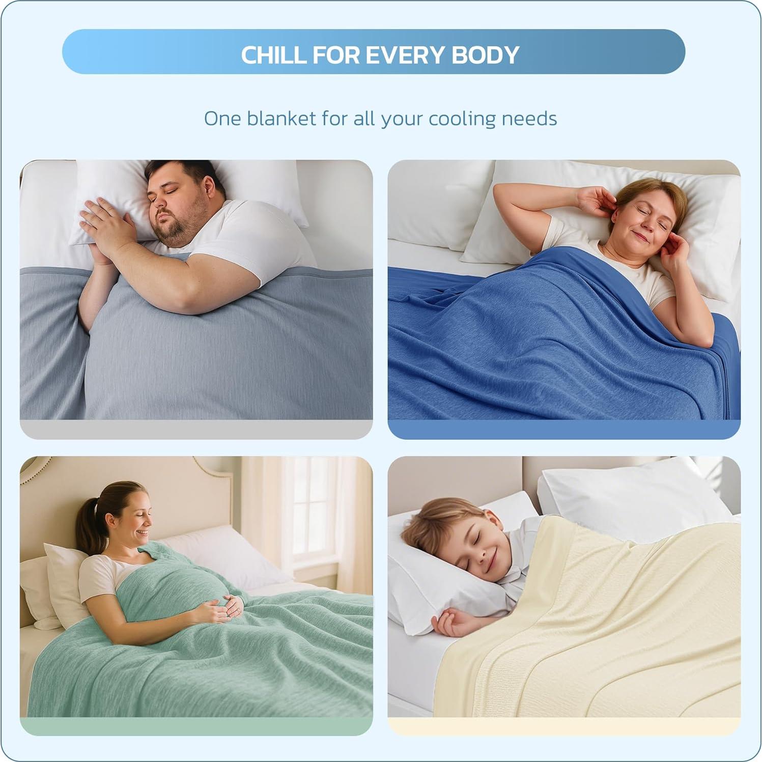 Manta de Enfriamiento Degrees of Comfort XL Beige 127x178cm