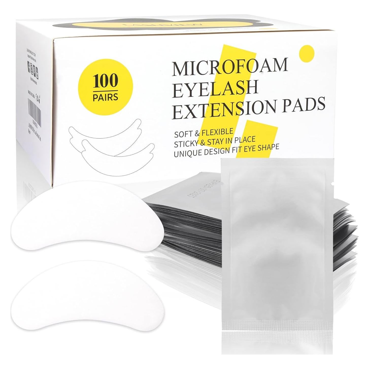 Almohadillas Hidrogel para Ojos LASHVIEW 100 Pares