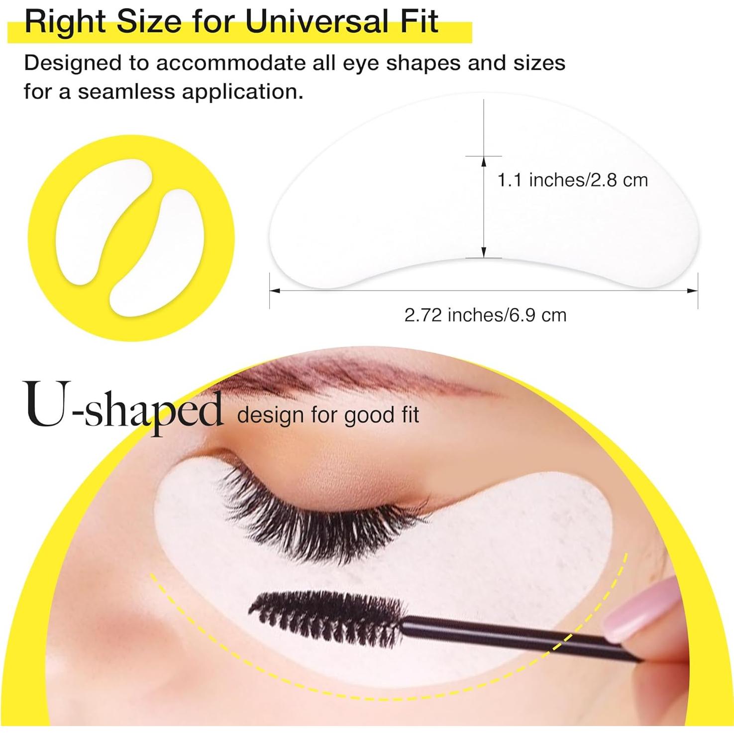 Almohadillas Hidrogel para Ojos LASHVIEW 100 Pares