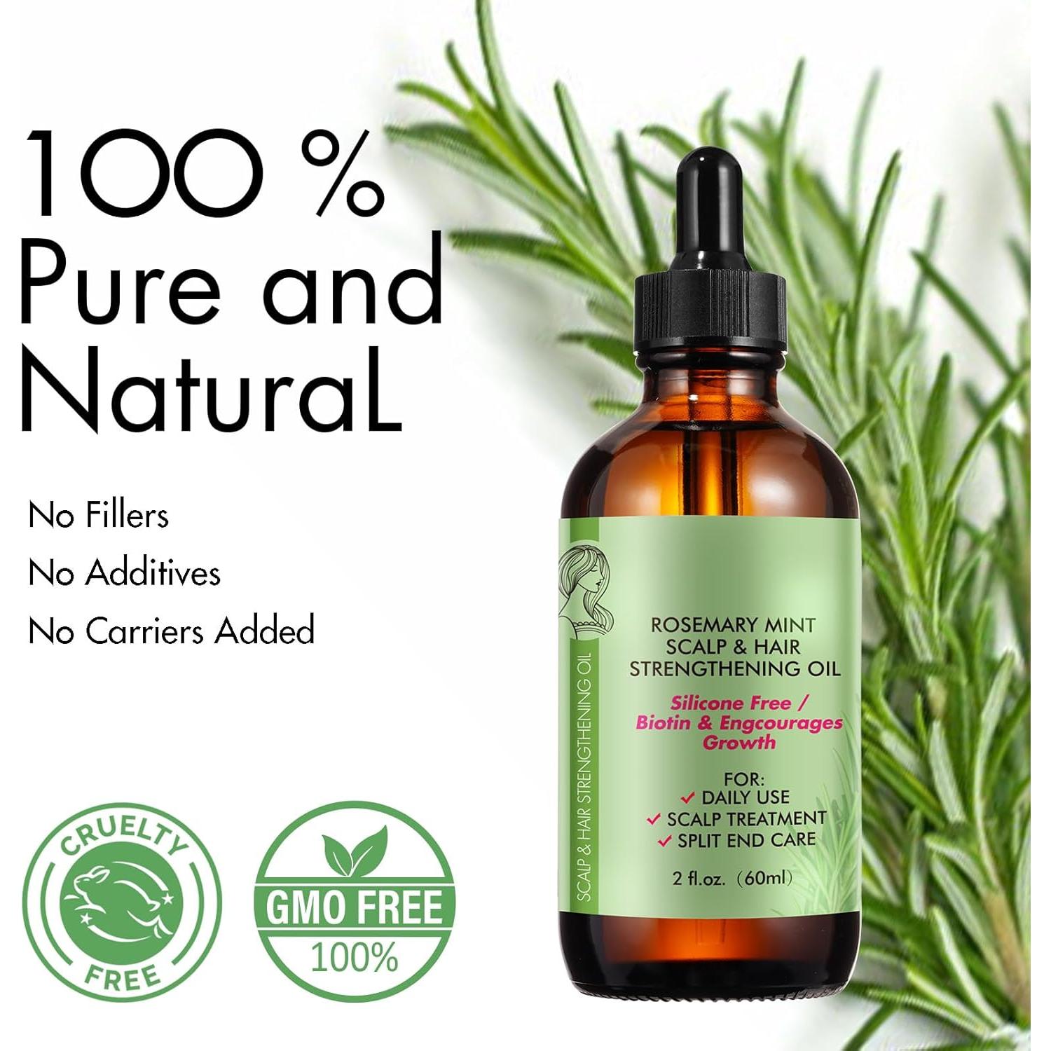 Aceite Esencial de Romero 100% Puro 59.87 ml - Cuidado Cabello