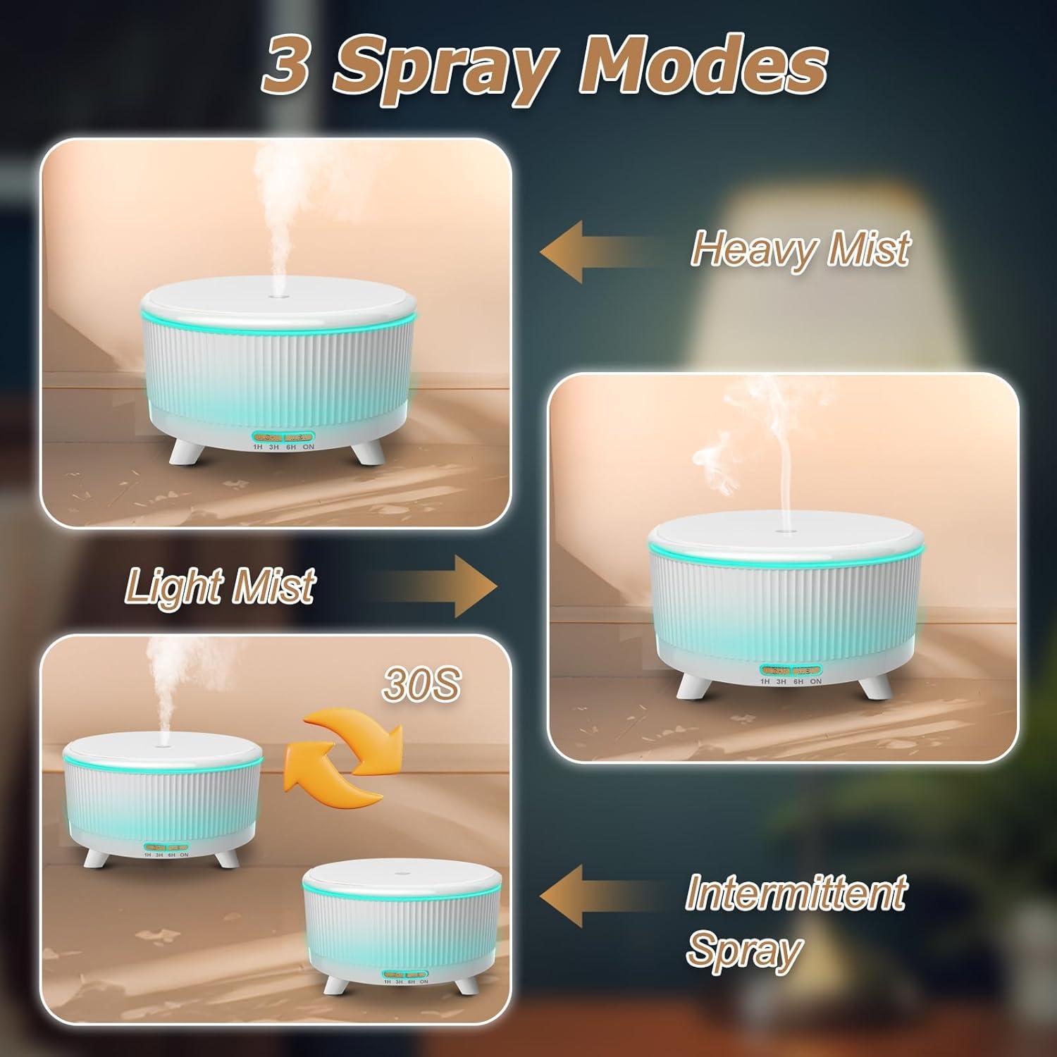 Difusor de Aceite Esencial Vinfucher 500ml con Control Remoto