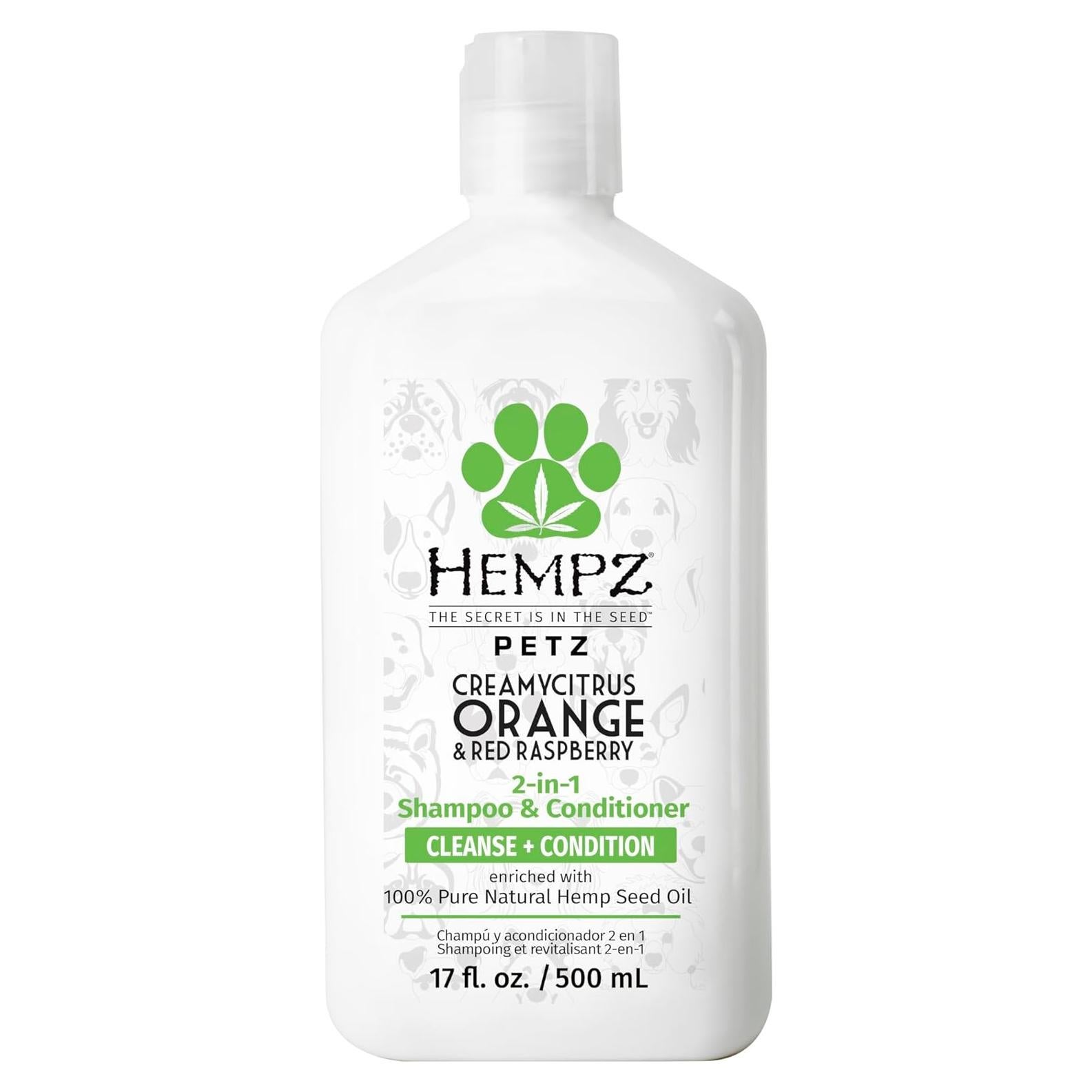 Champú y Acondicionador Herbal para Perros Hempz Petz 482.8 g